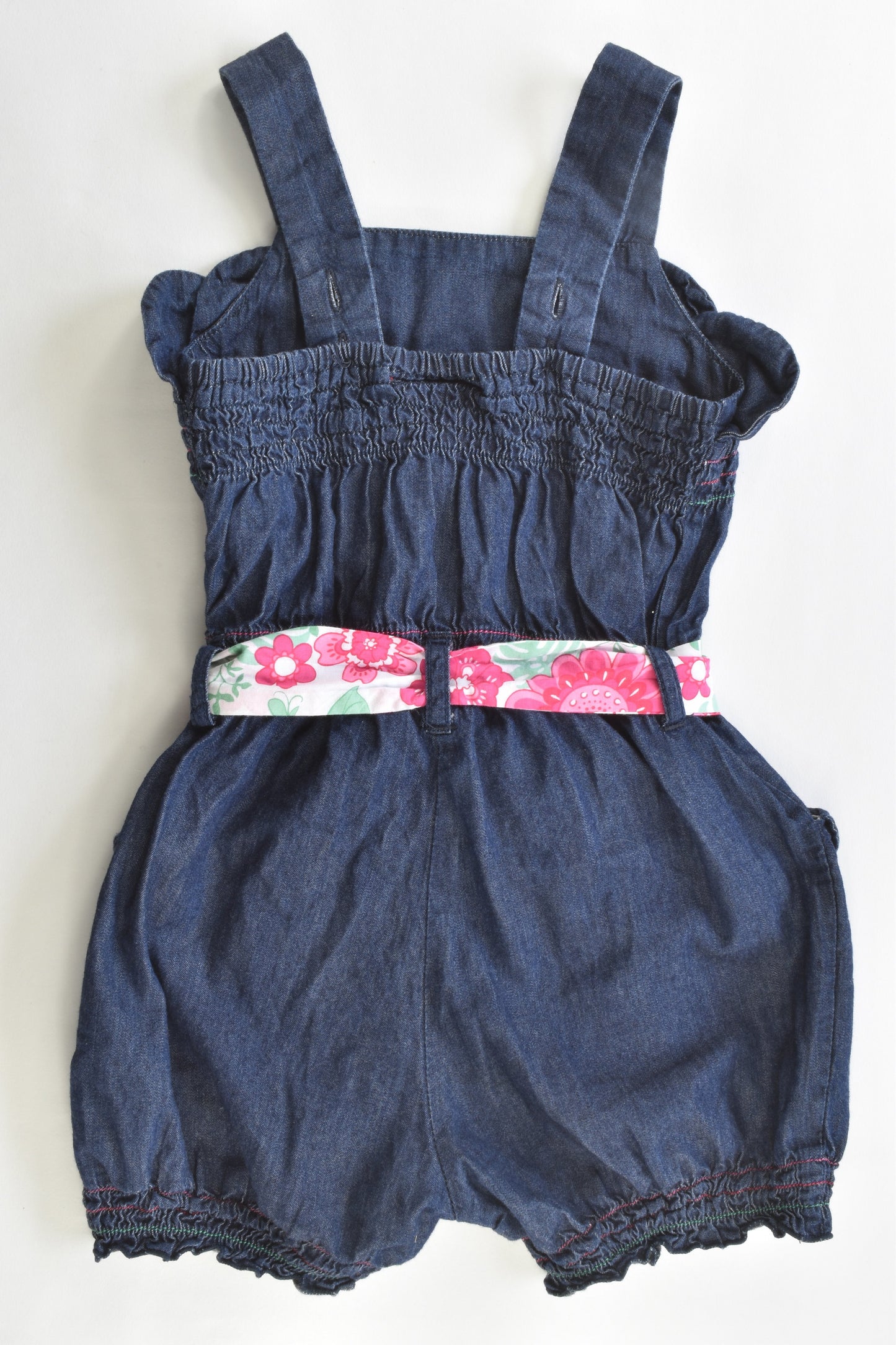 Sprout Size 2 Lightweight Denim Playsuit