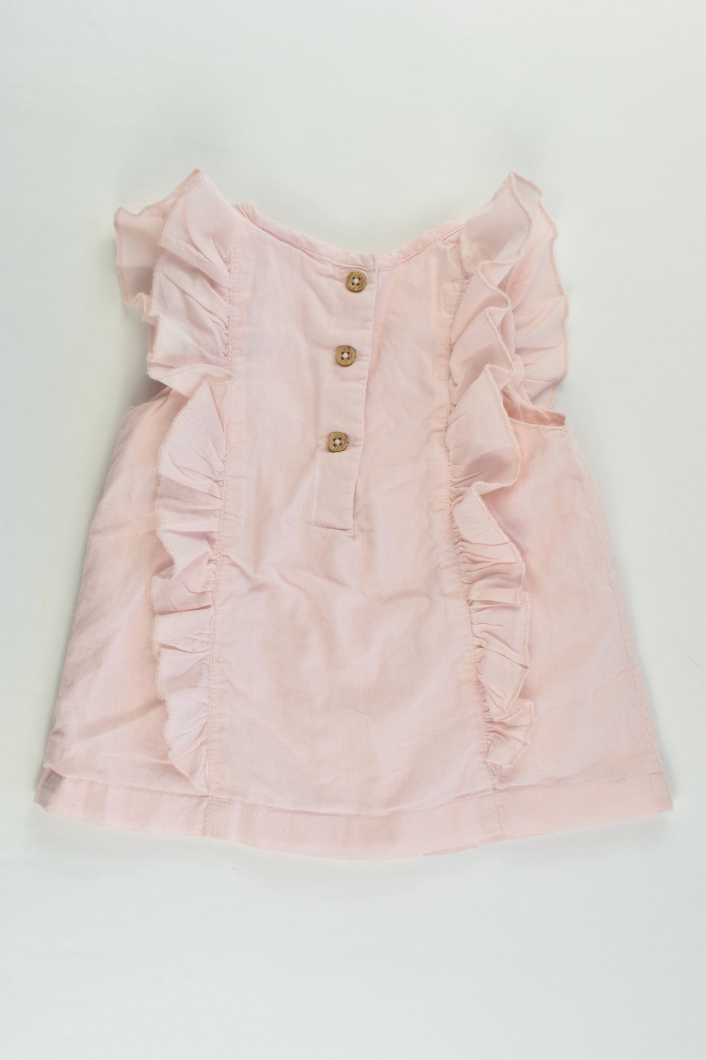 Sprout Size 2 Lined Ruffle Lace Shirt