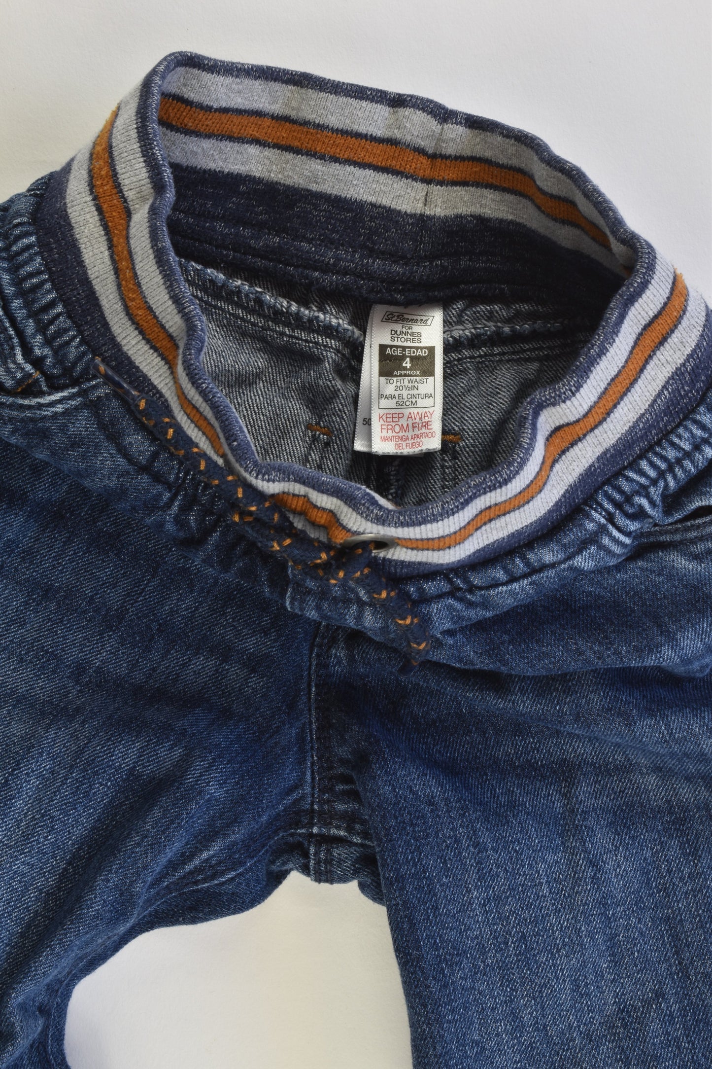 St Bernard for Dunnes Stores Size 4 Stretchy Denim Pants