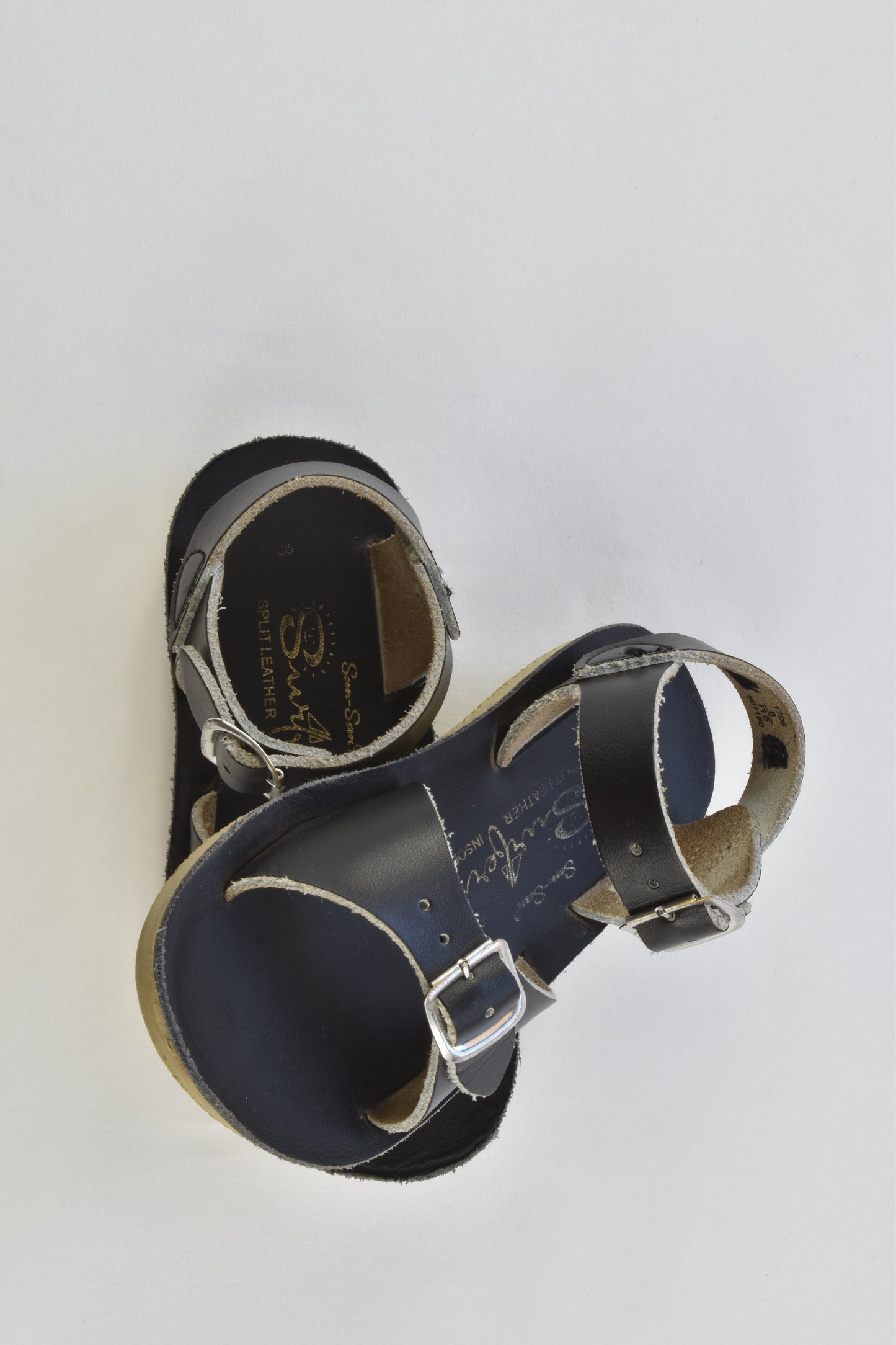 Sun-San Surfer Tan Size 8 Leather Salt Water Sandals