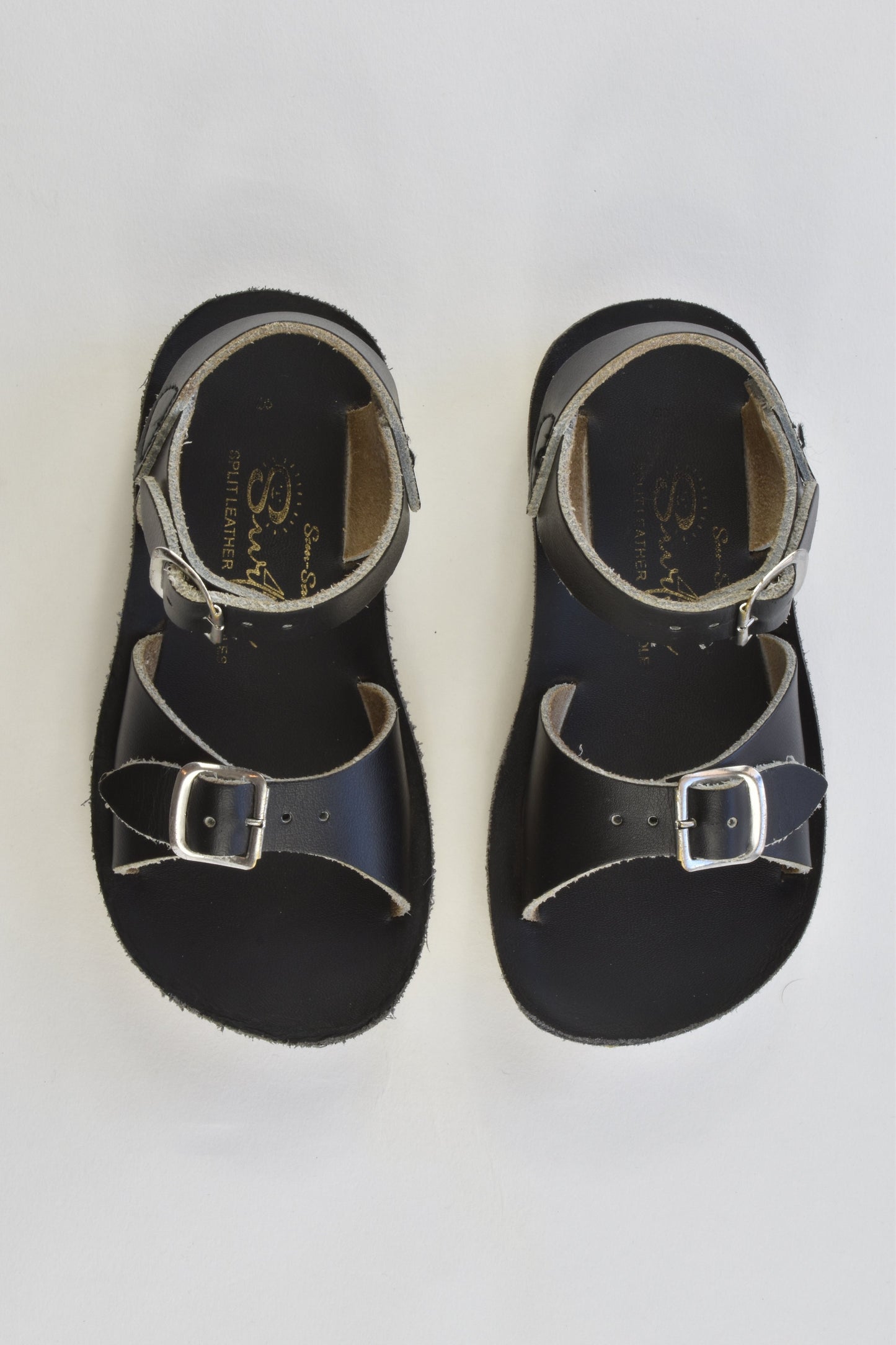 Sun-San Surfer Tan Size 8 Leather Salt Water Sandals