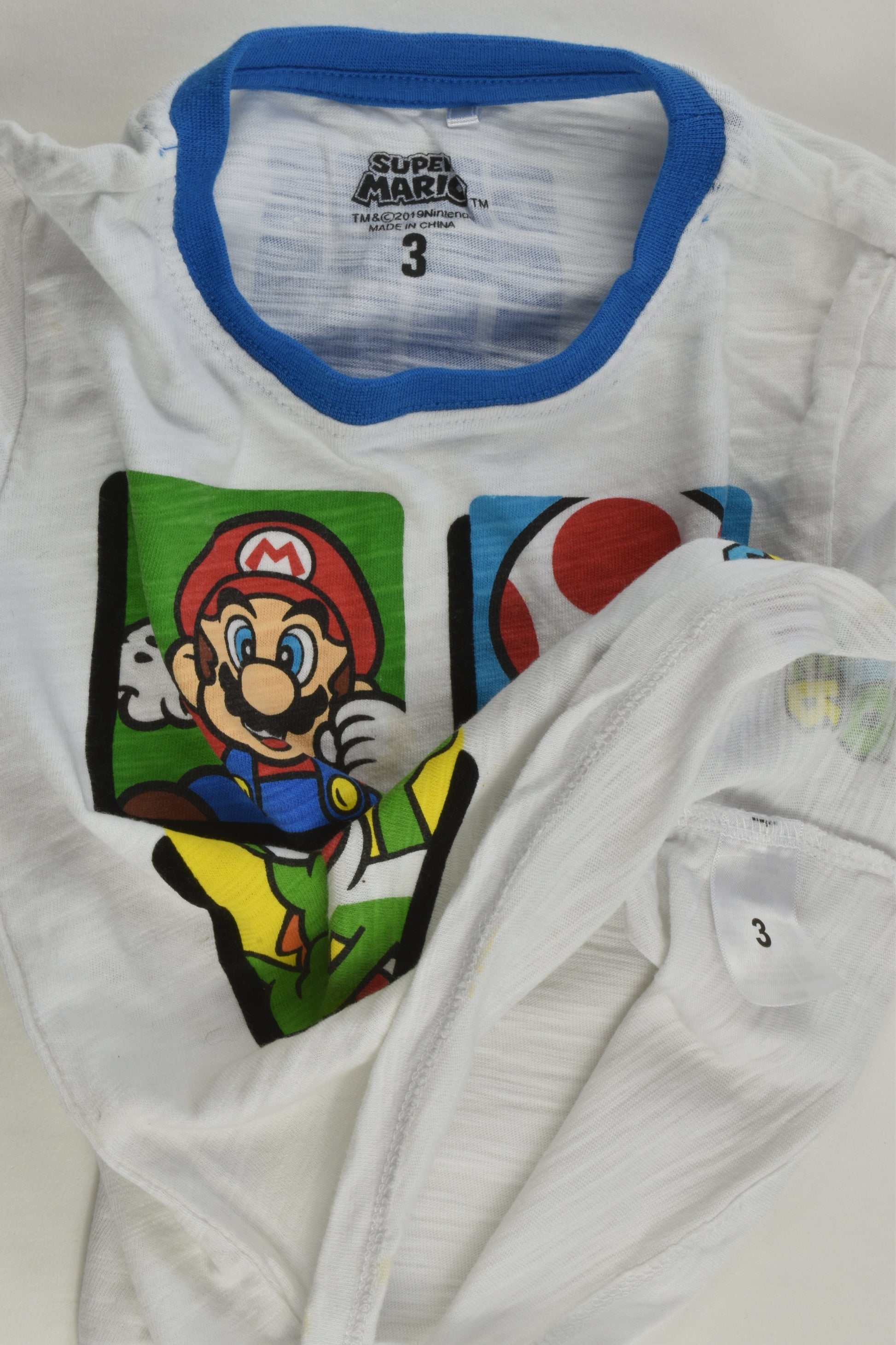 Super Mario Size 3 'Game On' T-shirt