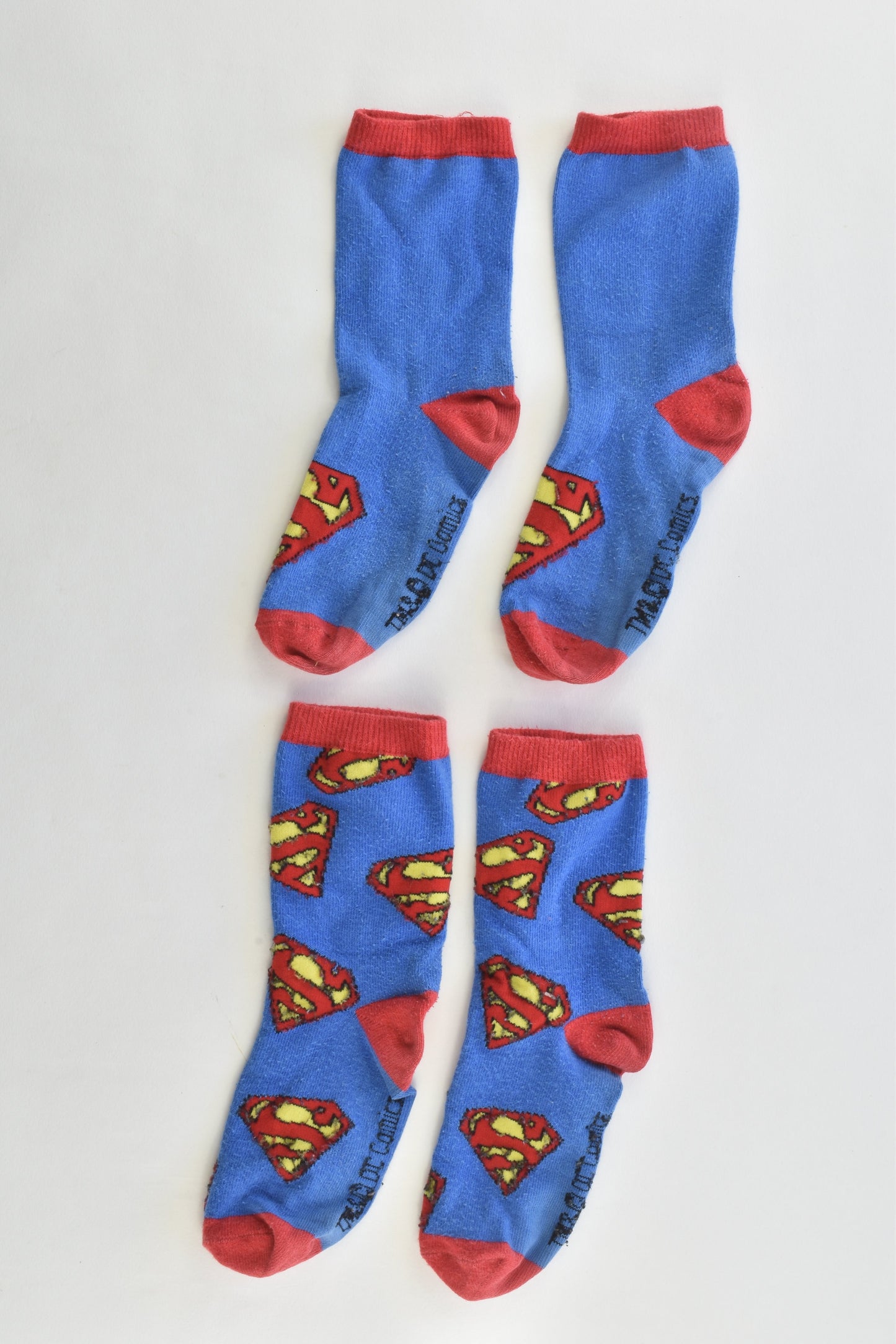 Superman Size approx age 3-4 Socks