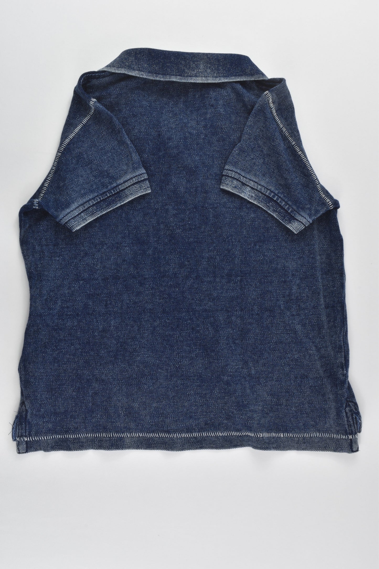 Tape à L'Oeil (France) Size 4 (104 cm) Denim-like Polo Shirt