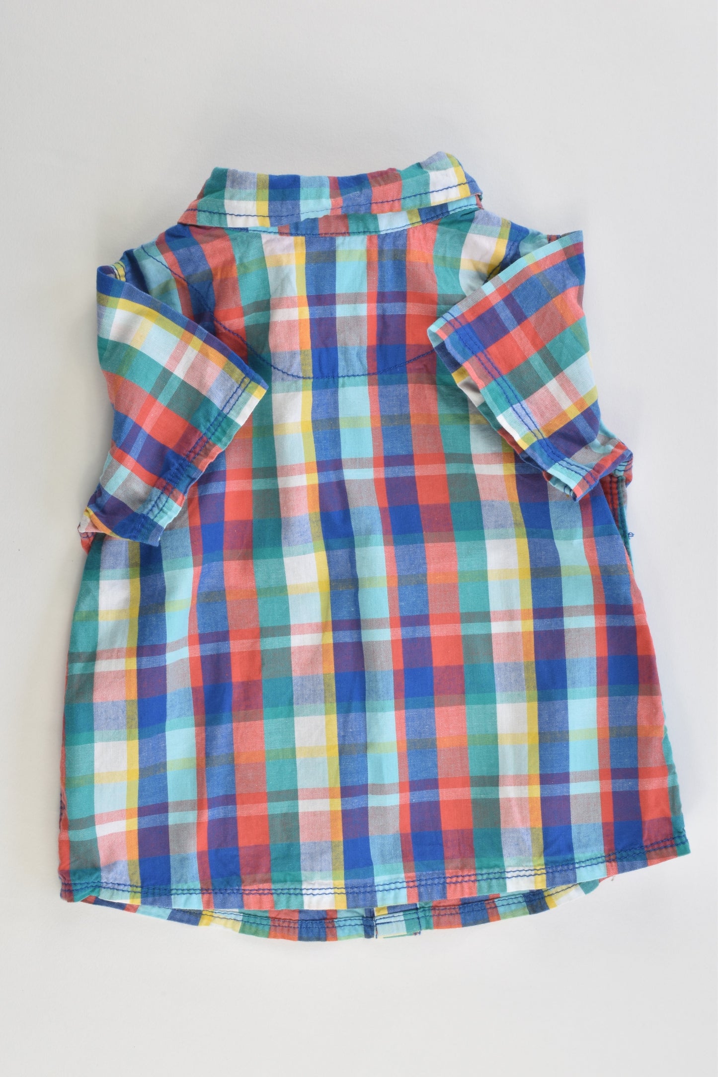 Target Size 0 (6-12 months) Checked Collared Shirt
