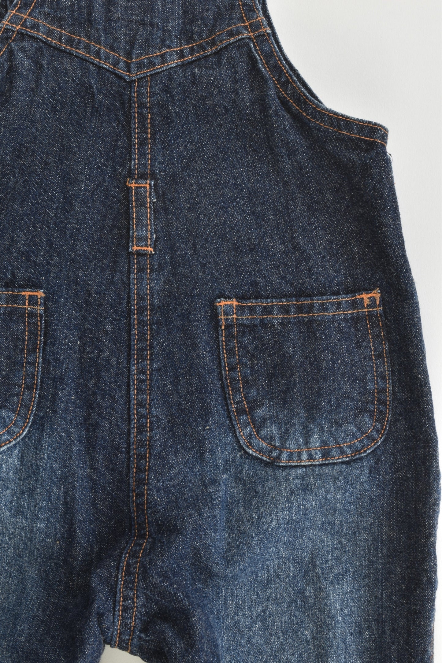 Target Size 0 Denim Overalls with Floral Embroidery