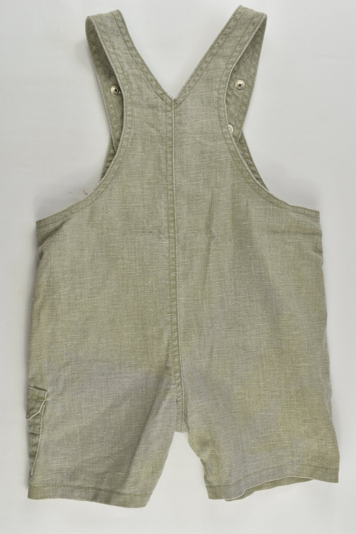 Target Size 0 Linen/Cotton Lion Short Overalls