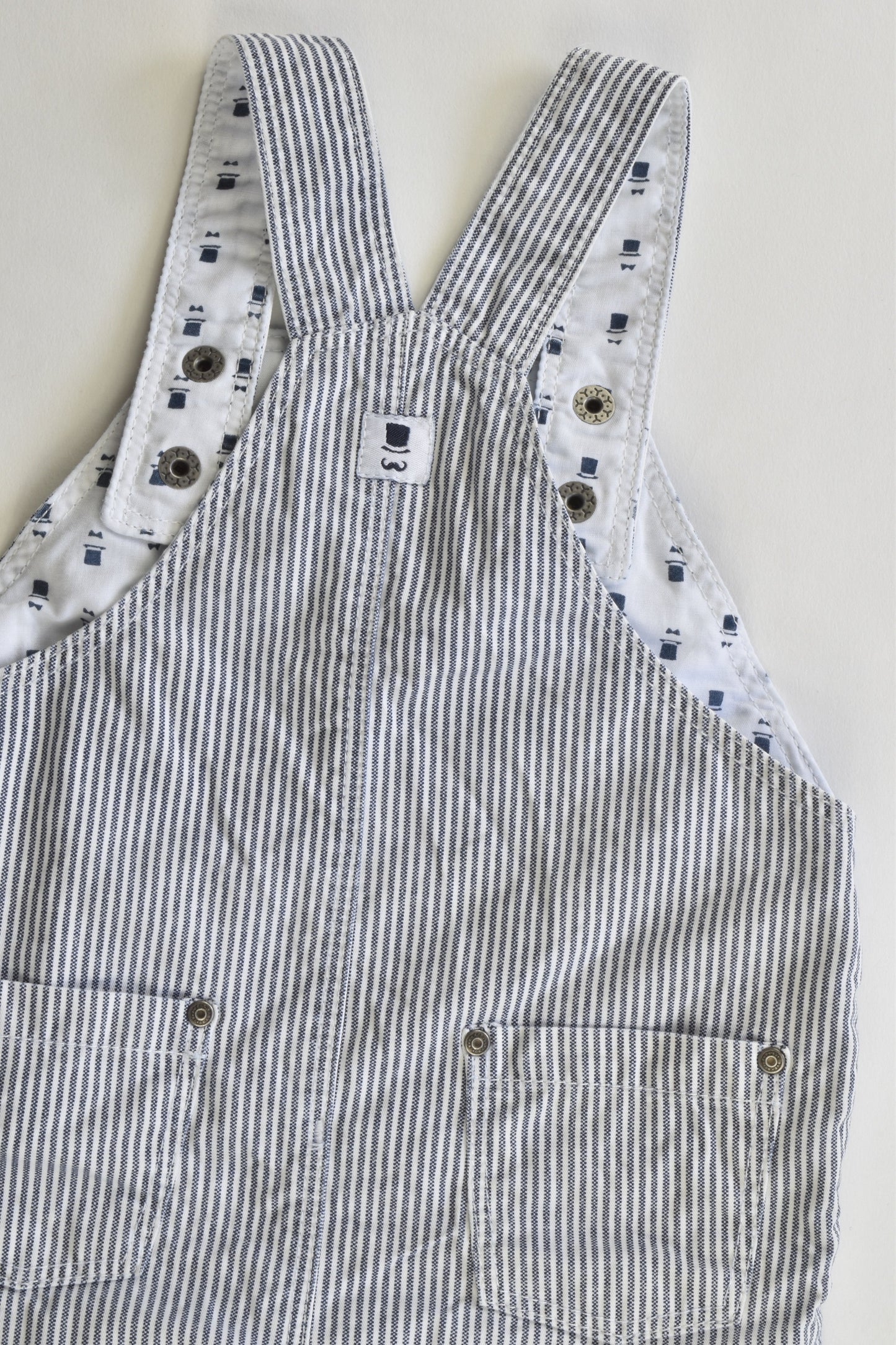 Target Size 00 (3-6 months) Striped Overalls