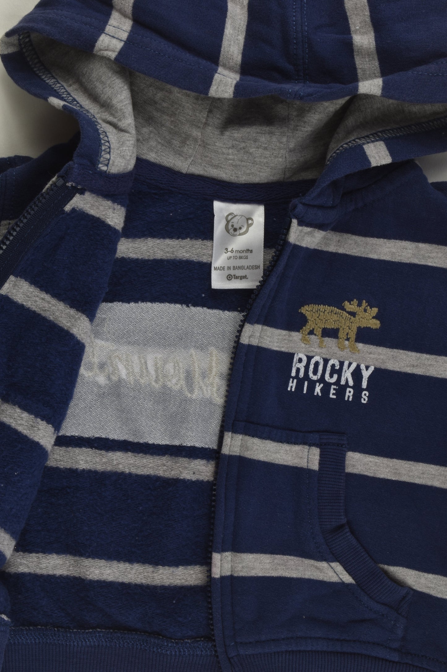 Target Size 00 'Rocky Hikers' Zip Jumper