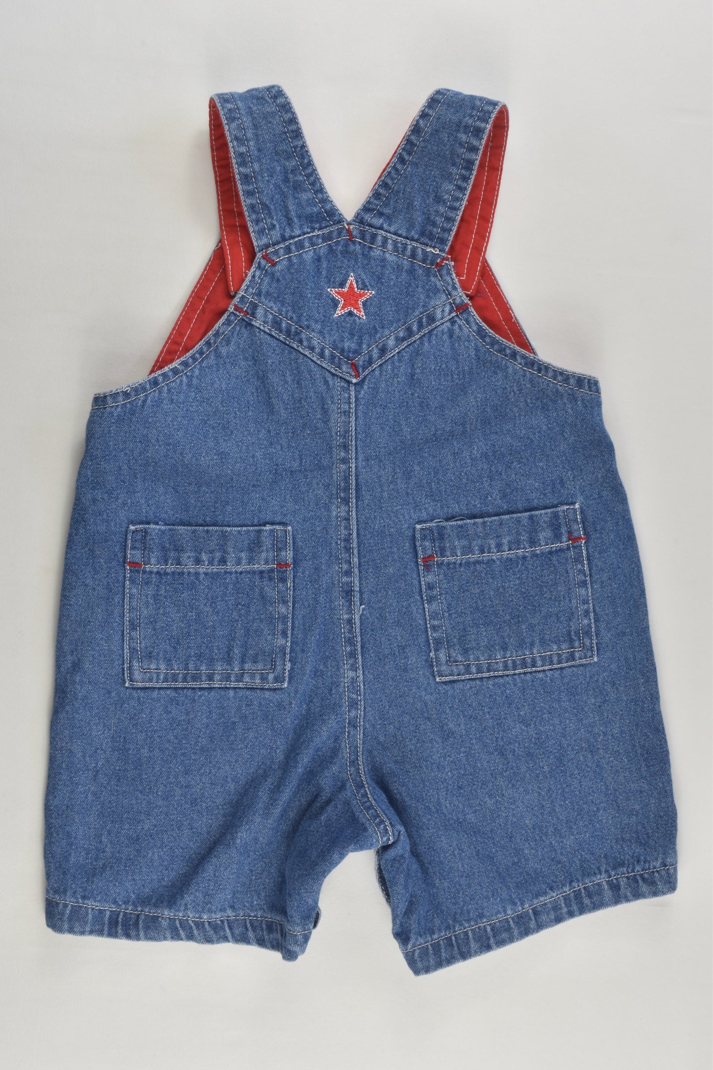 Target Size 00 Stars Denim Short Overalls
