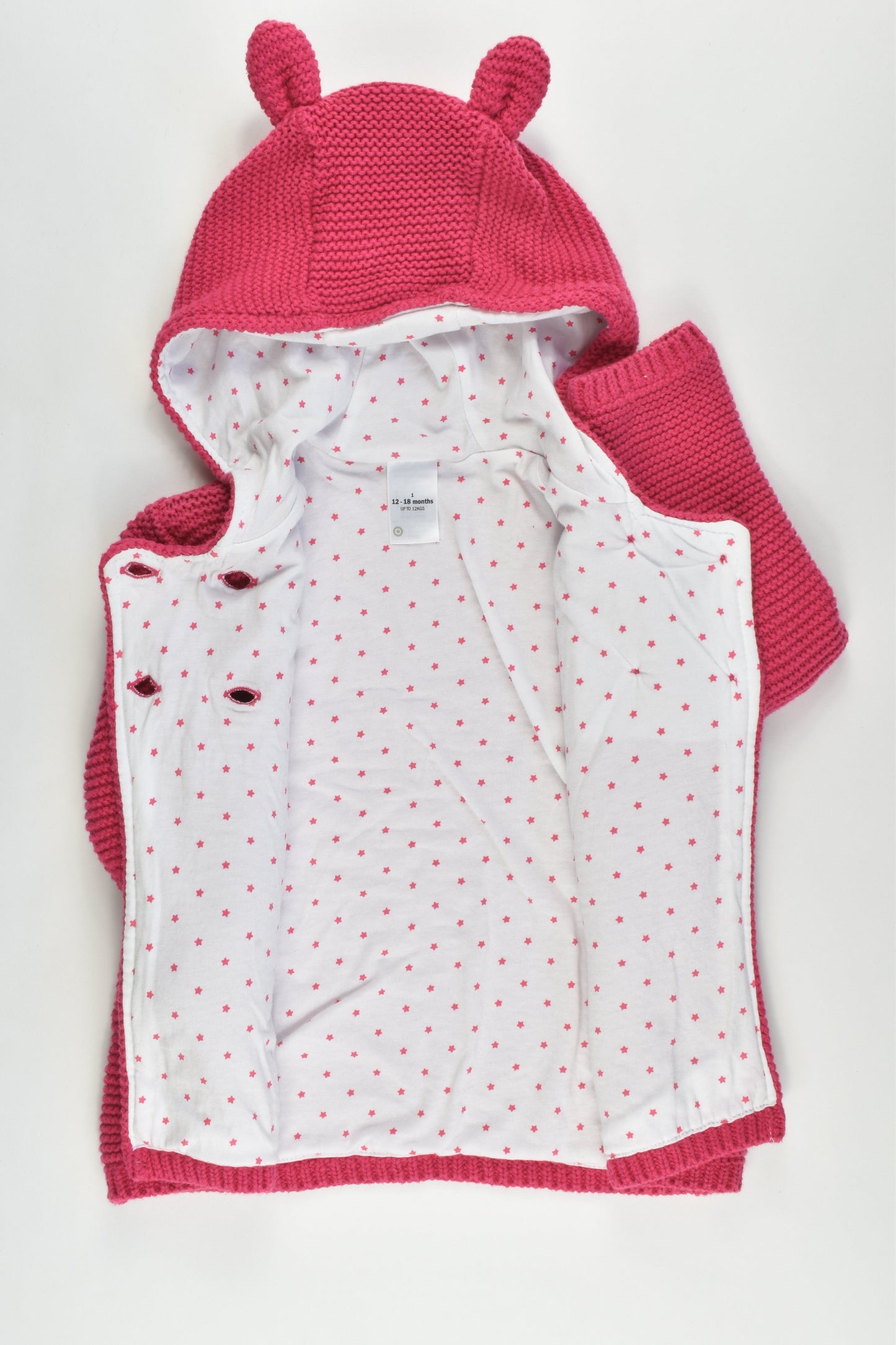Target Size 1 Knitted Hooded Jacket