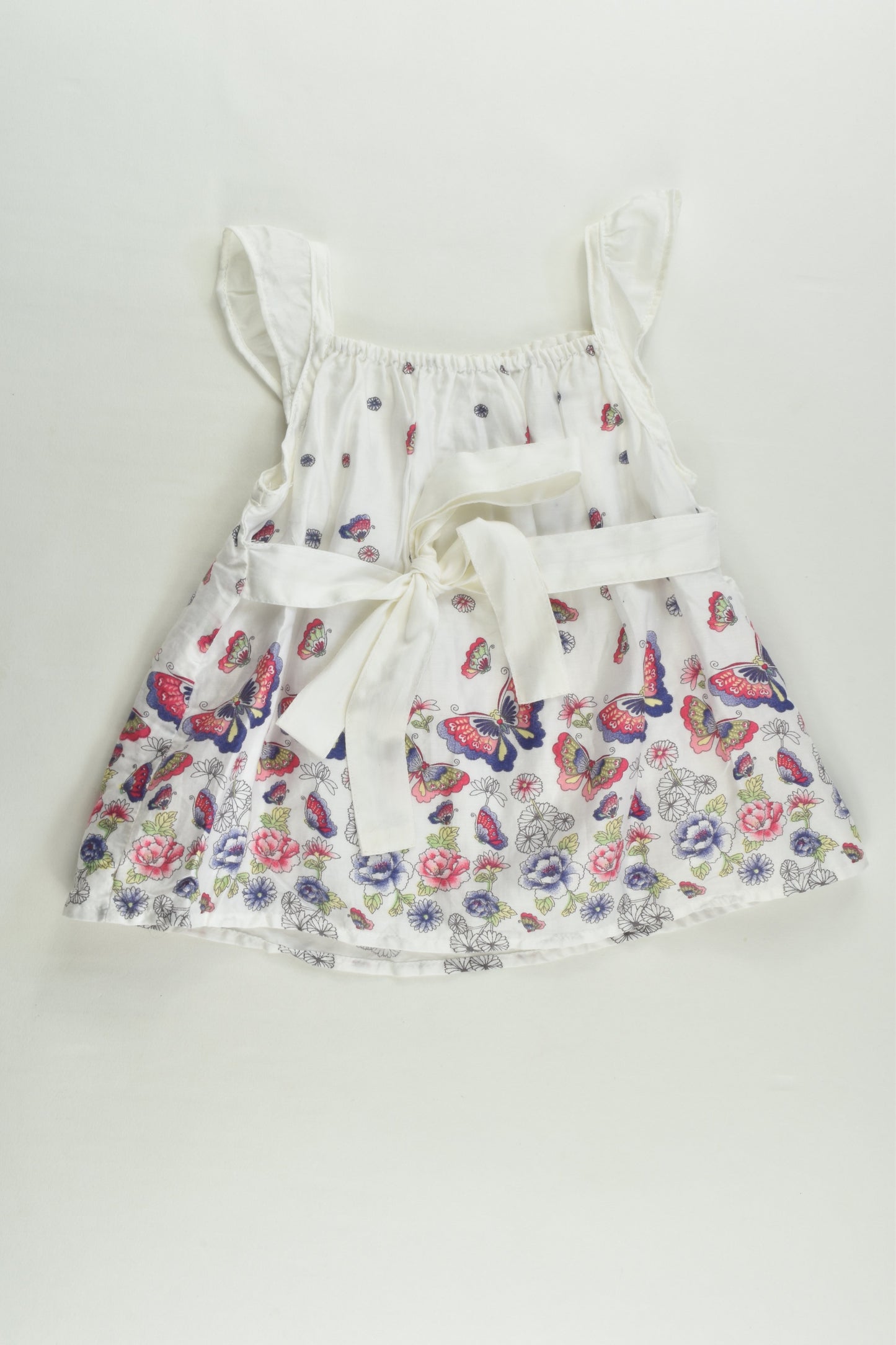 Target Size 1 Lined Smocked Butterfly Tunic/Blouse