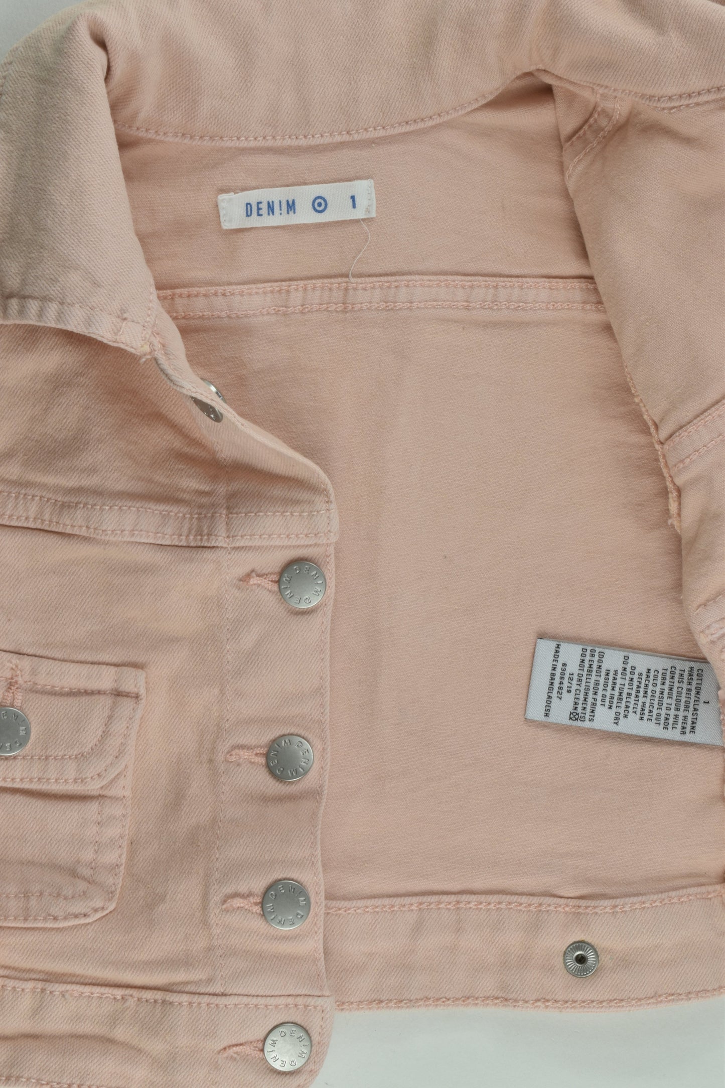 Target Size 1 Stretchy Denim Jacket