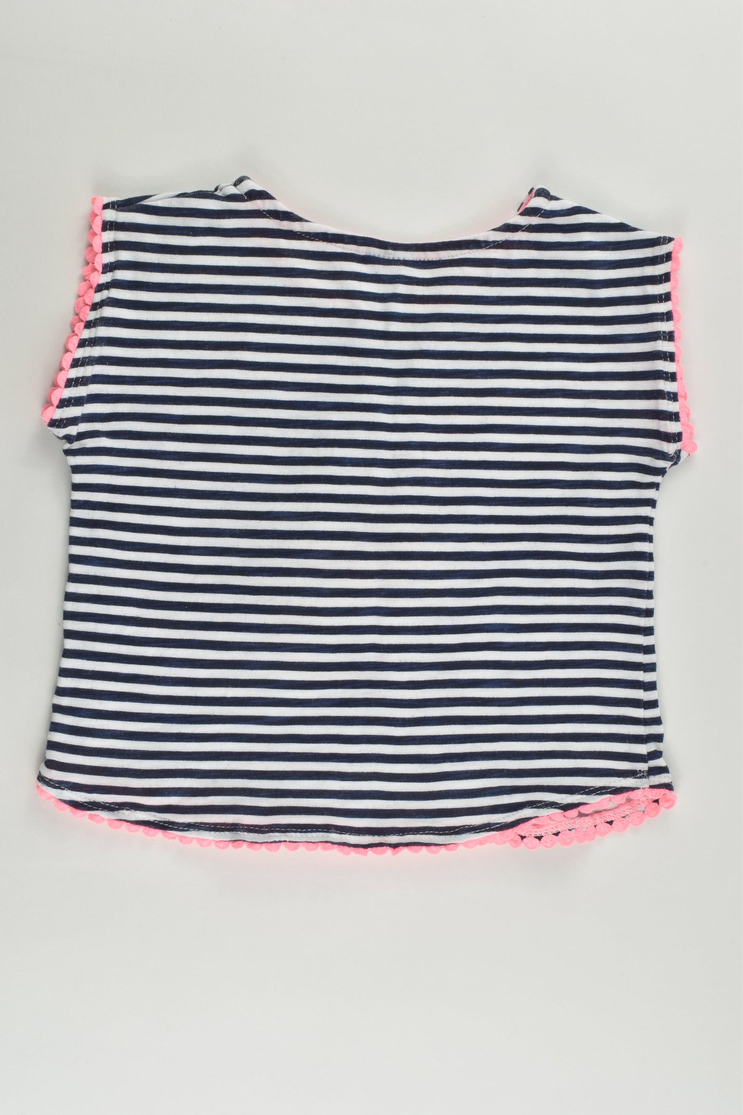 Target Size 1 Striped Dinosaur Pom Pom T-shirt