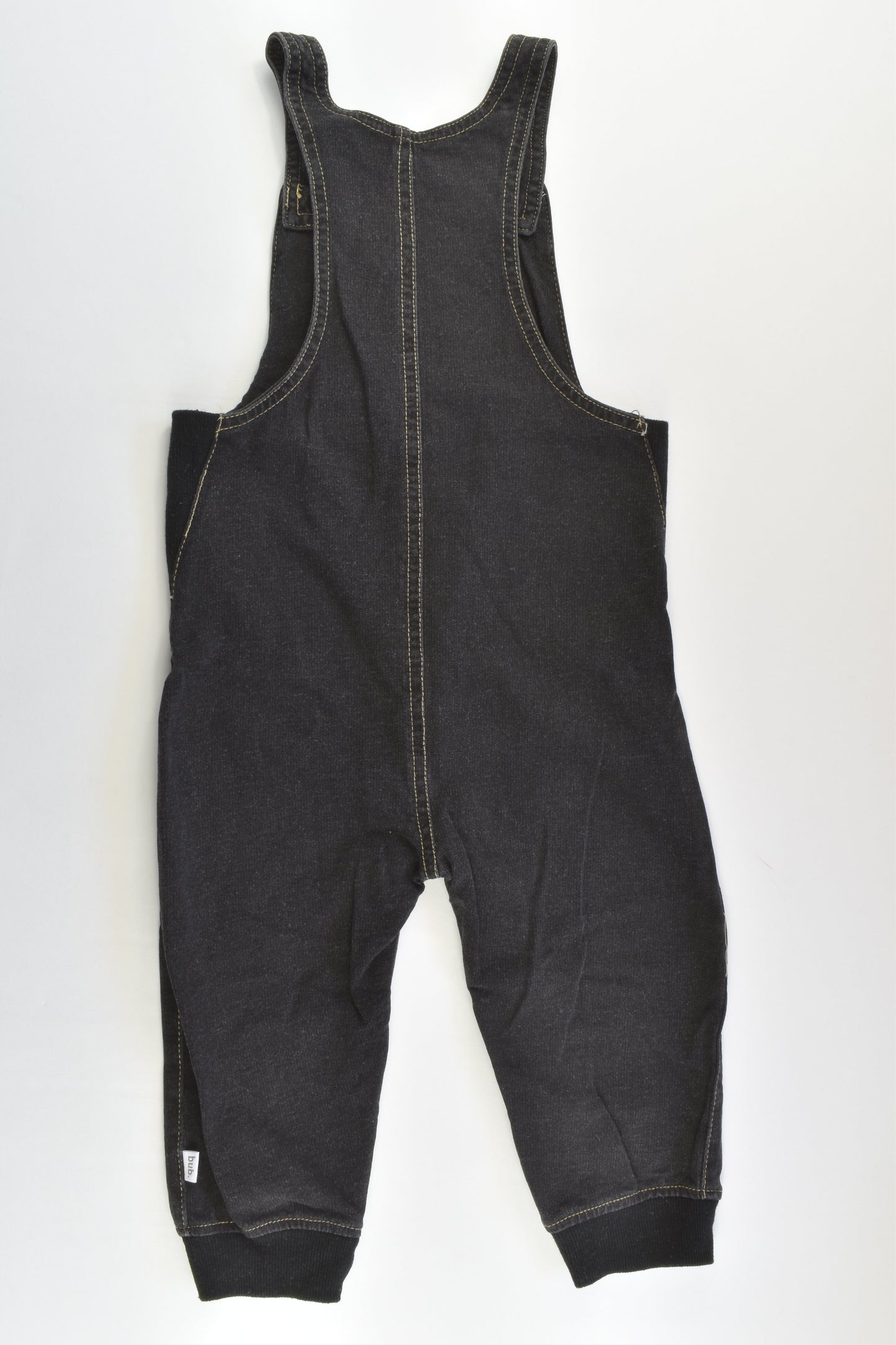 Target Size 2 (18-24 months) Stretchy Denim-like Teddy Overalls