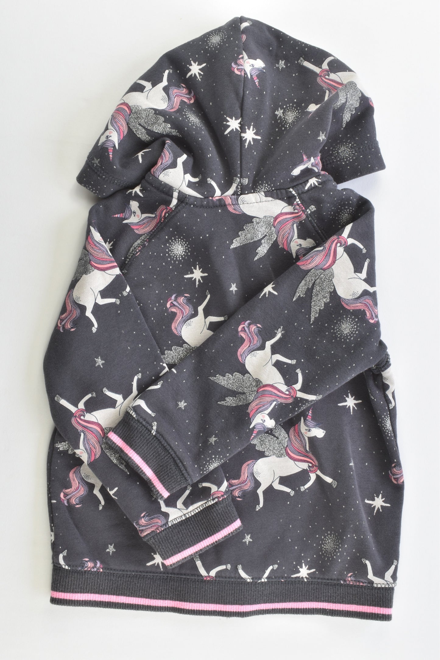 Target Size 2 Unicorn Hooded Jumper