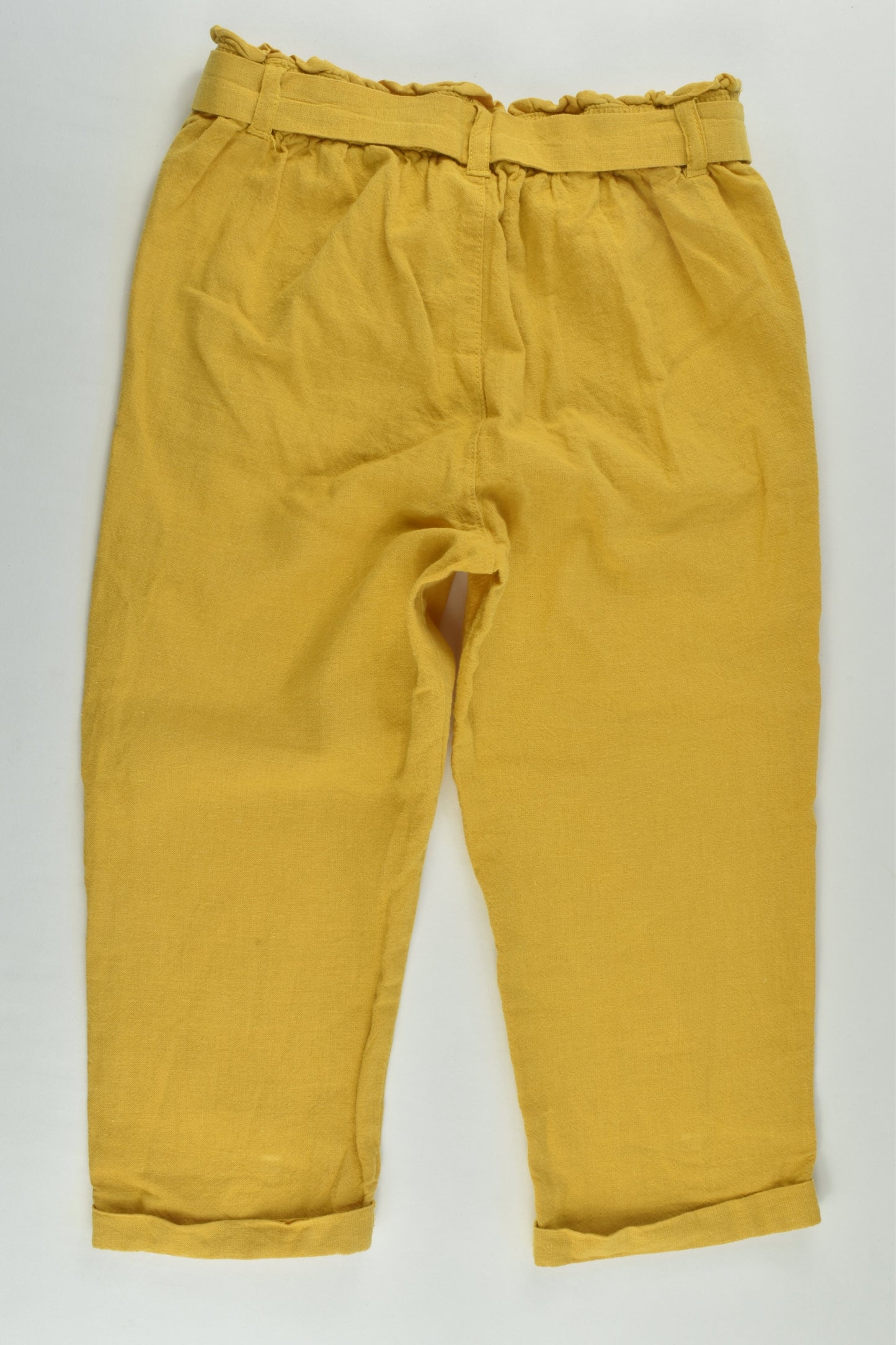 Target Size 5 Mustard Linen/Cotton Pants