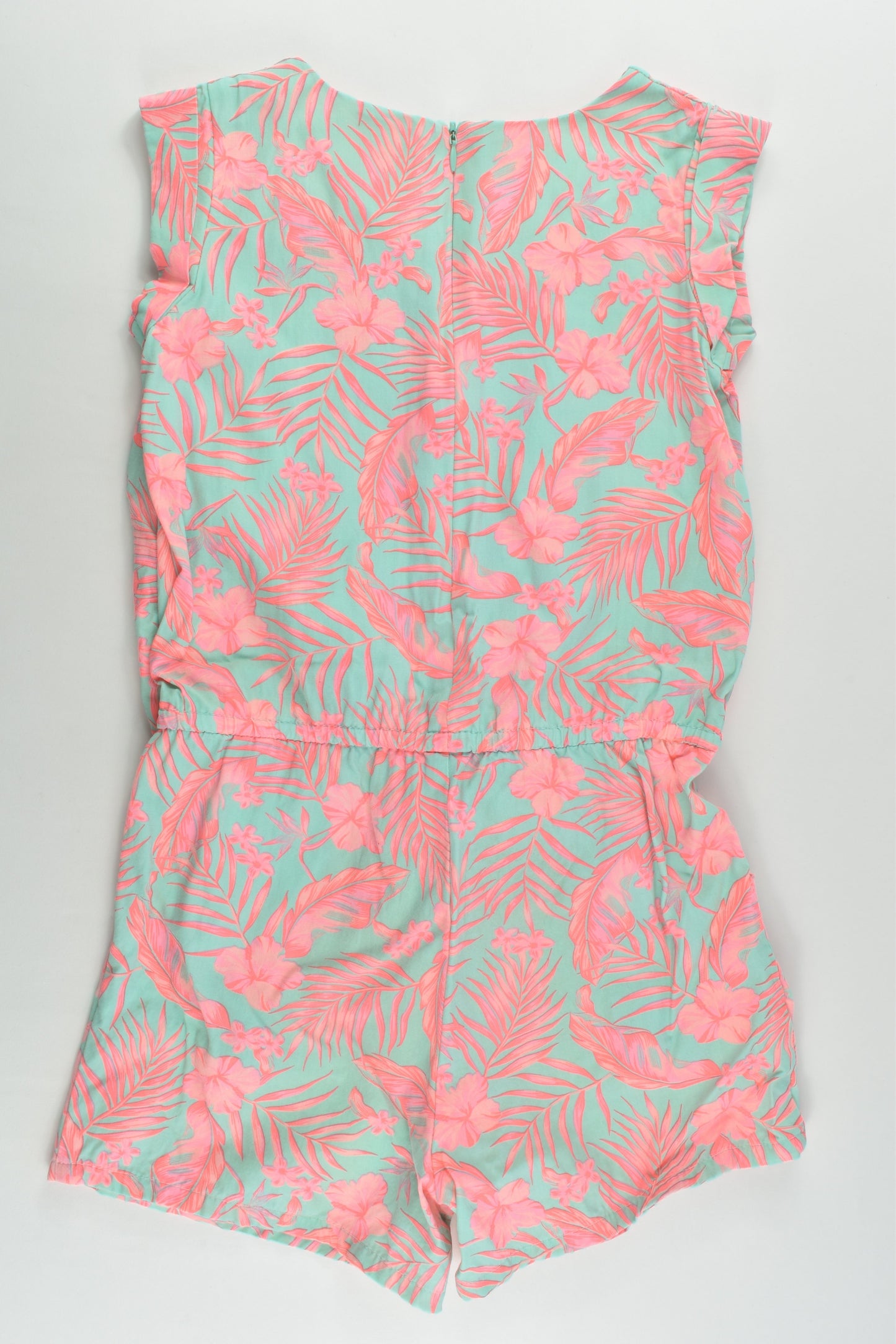 Target Size 6 Flowers and Leaves Playsuit