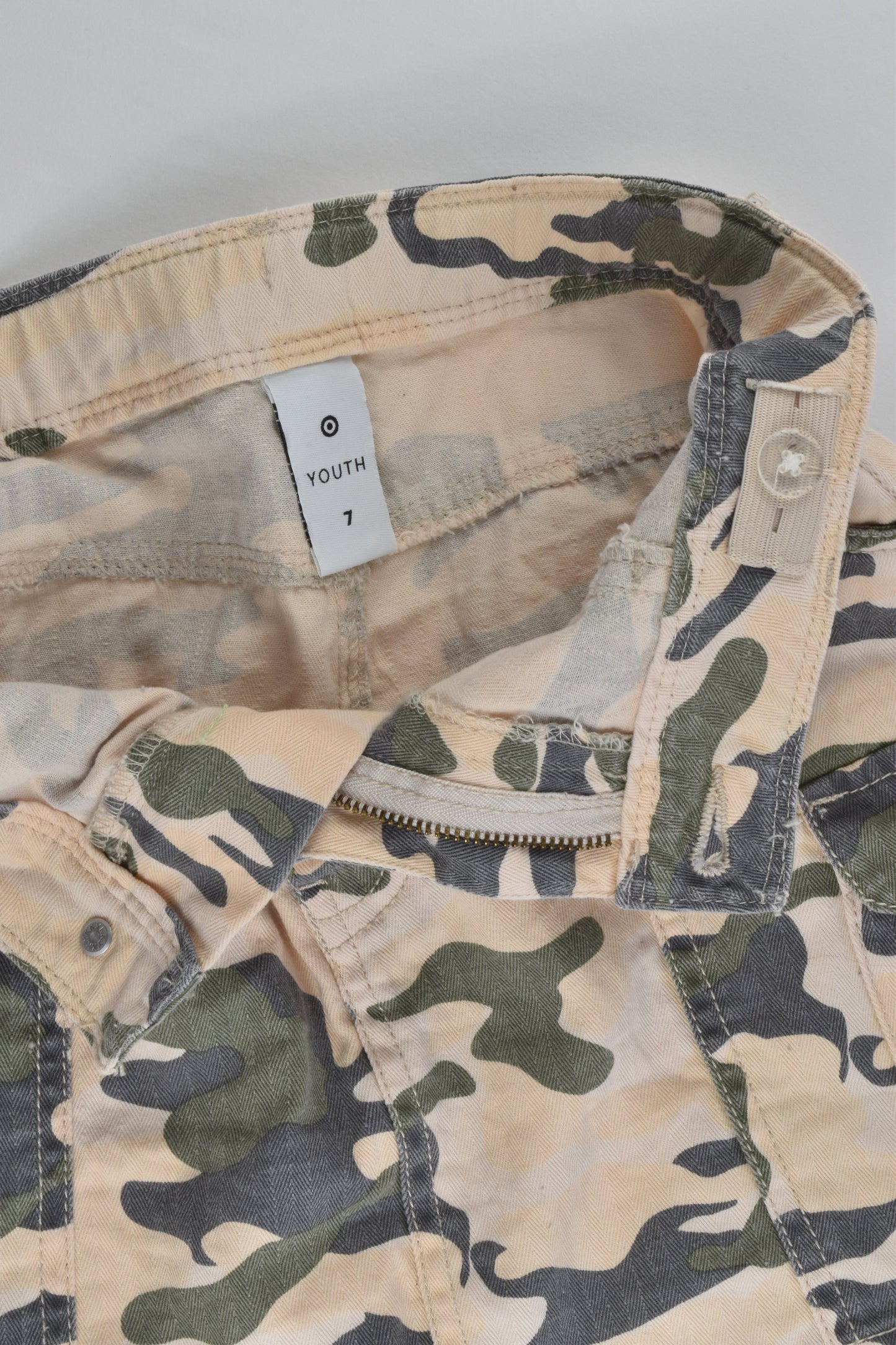 Target Size 7 Camouflage Skirt