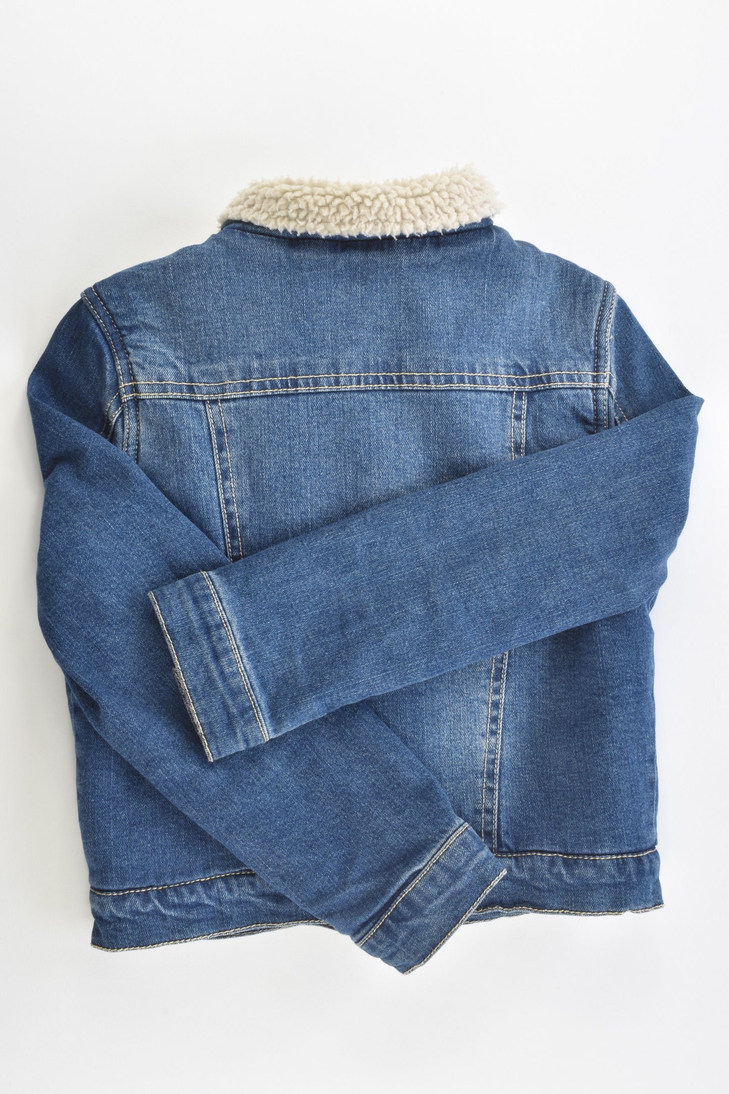 Target Size 8 Warm Sherpa Denim Jacket