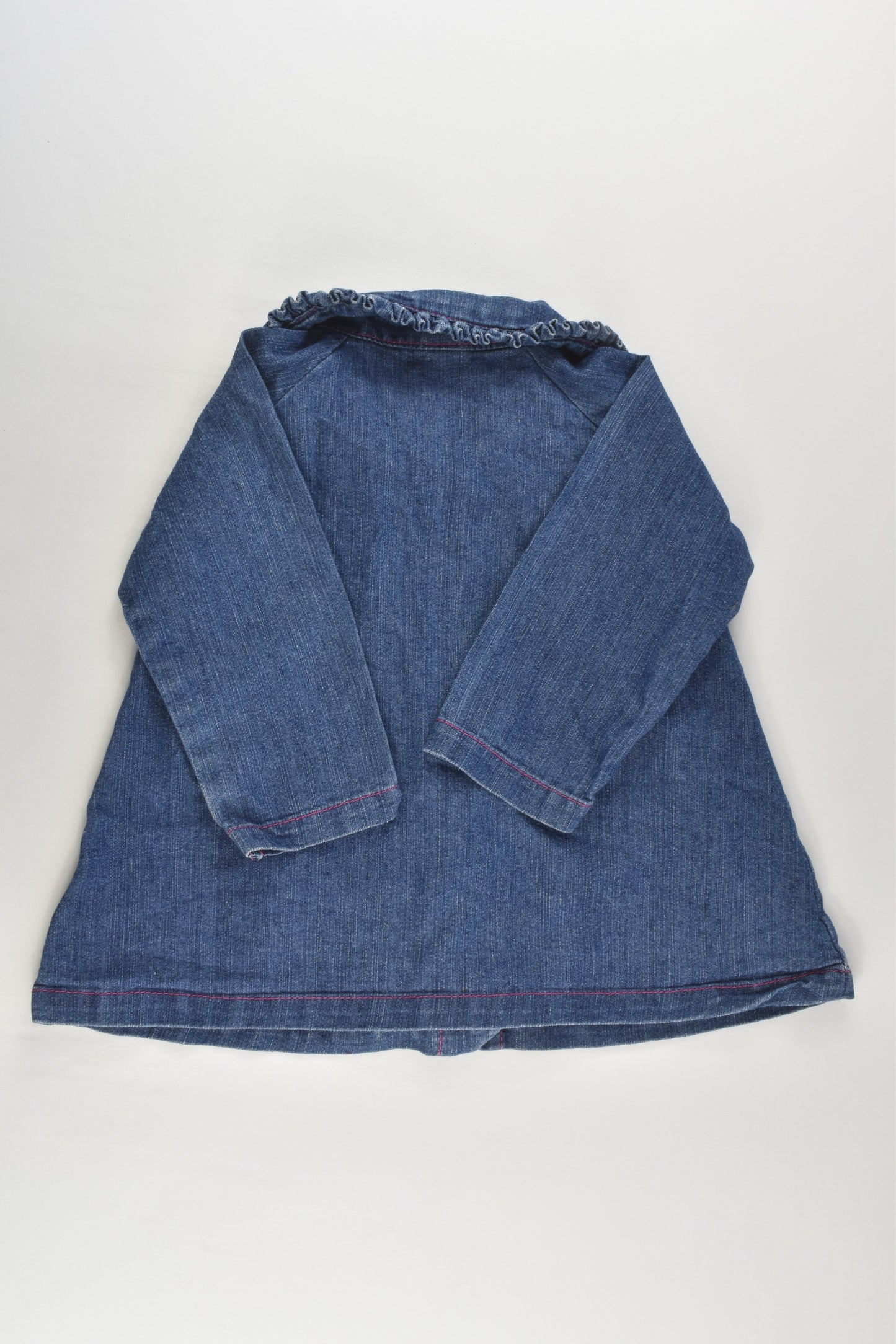 The Baby Company Size 1 Colourful Buttons and Ladybug Vintage (?) Denim Jacket
