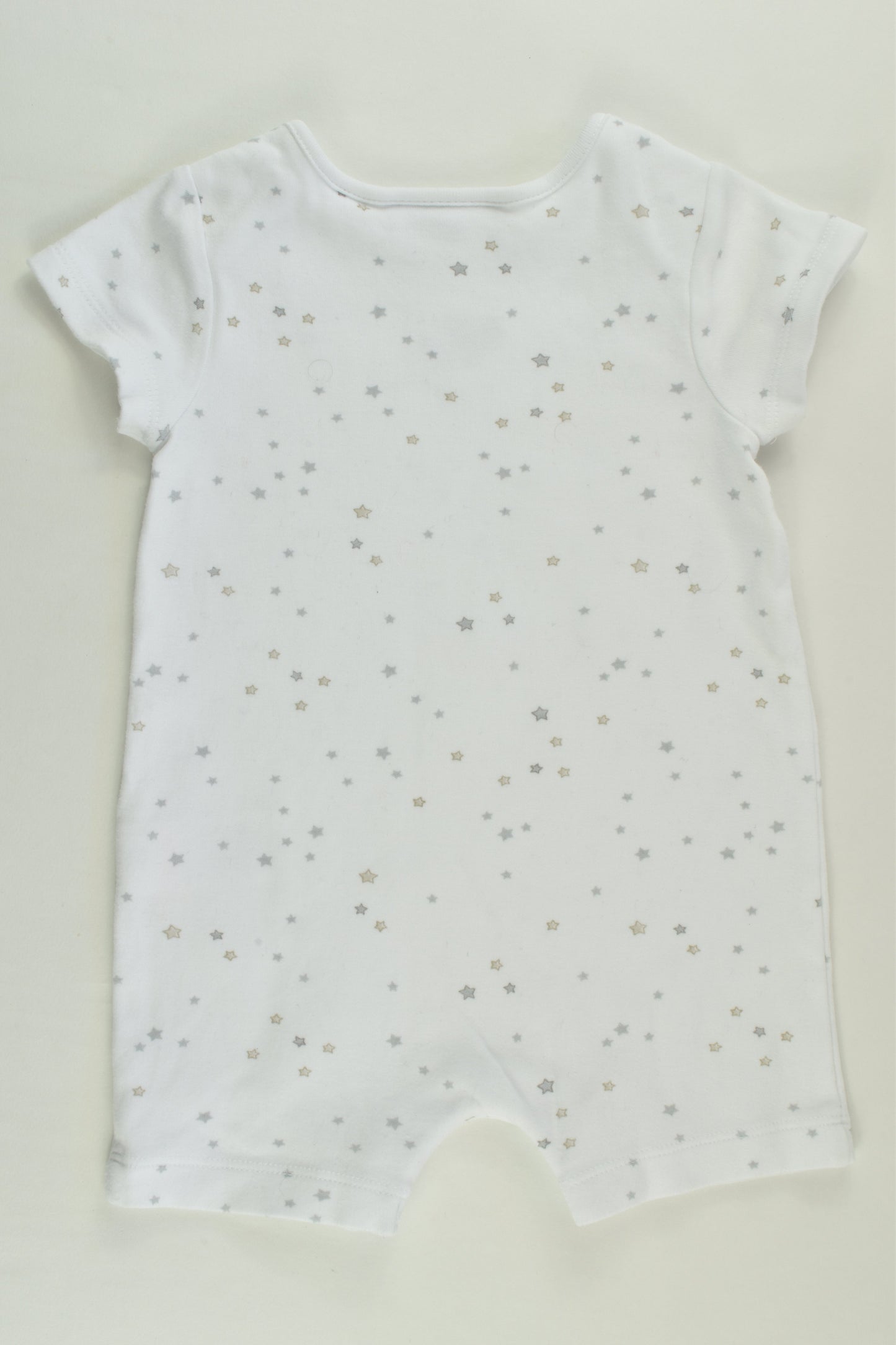The Little White Company (London) Size 00 (3-6 months) Short Elephant Romper