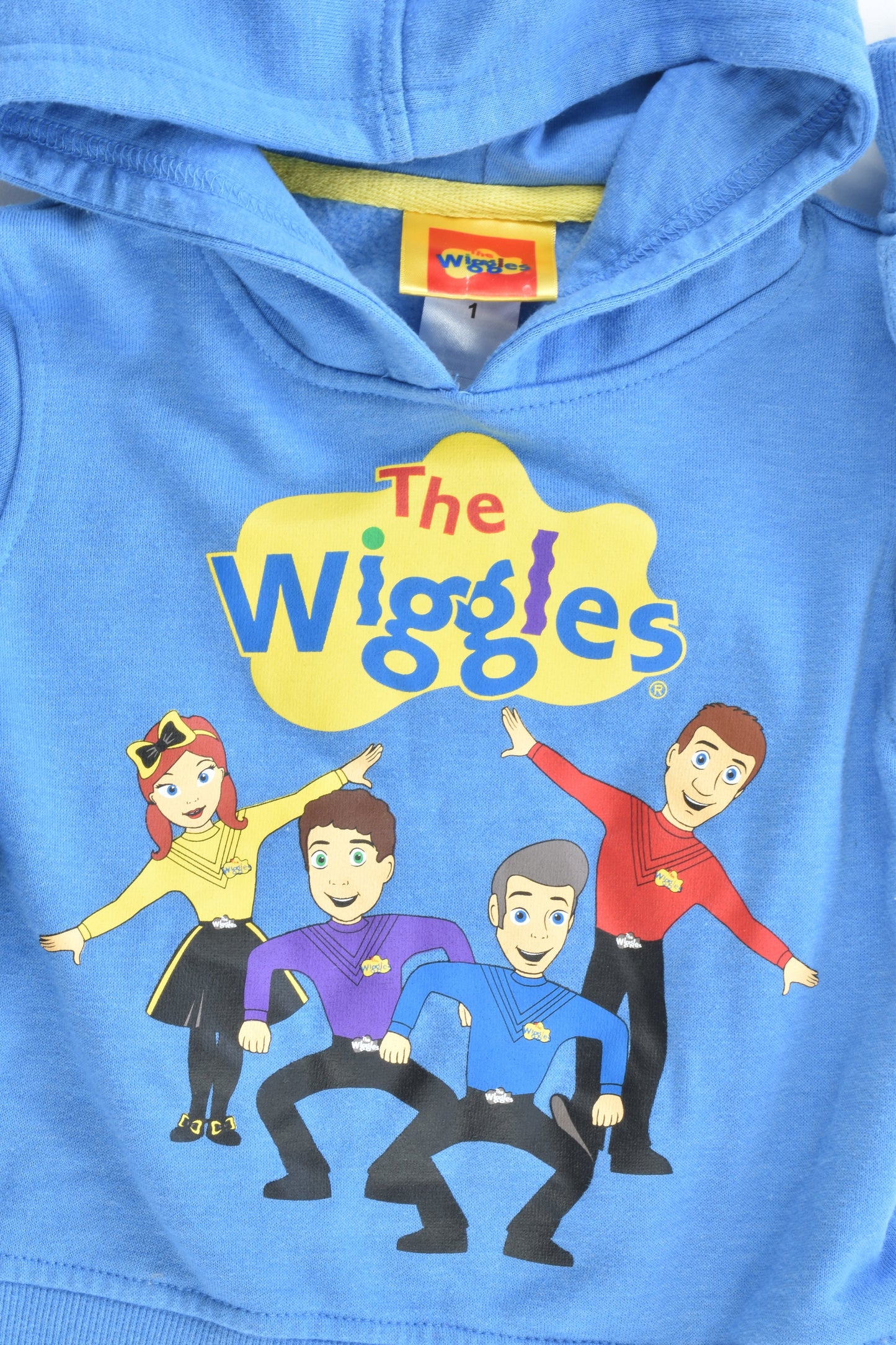 The Wiggles Size 1 Hooded Jumper