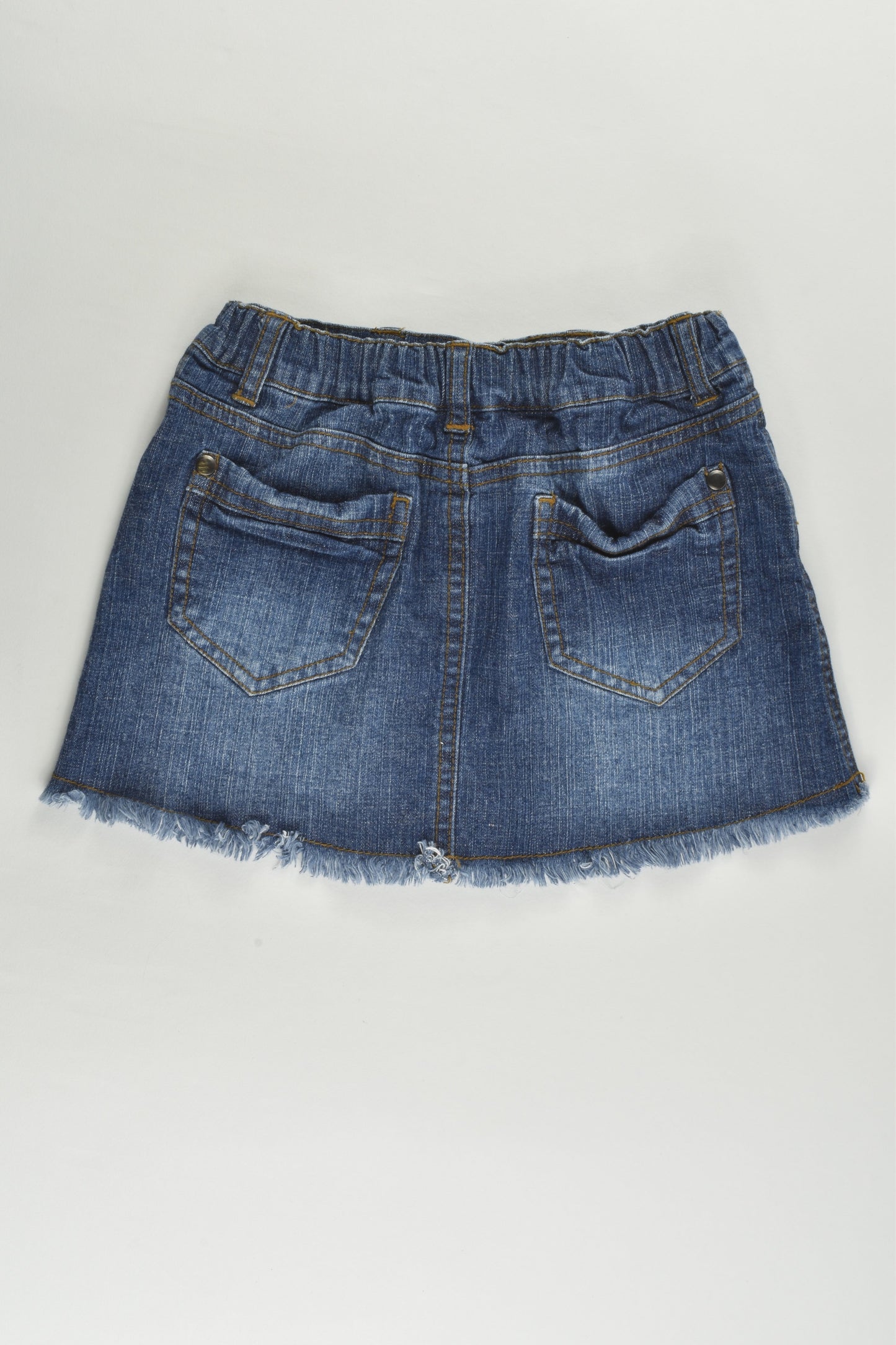 Three Little Trees (AU) Size 5-6 Feather Stretchy Denim Skirt