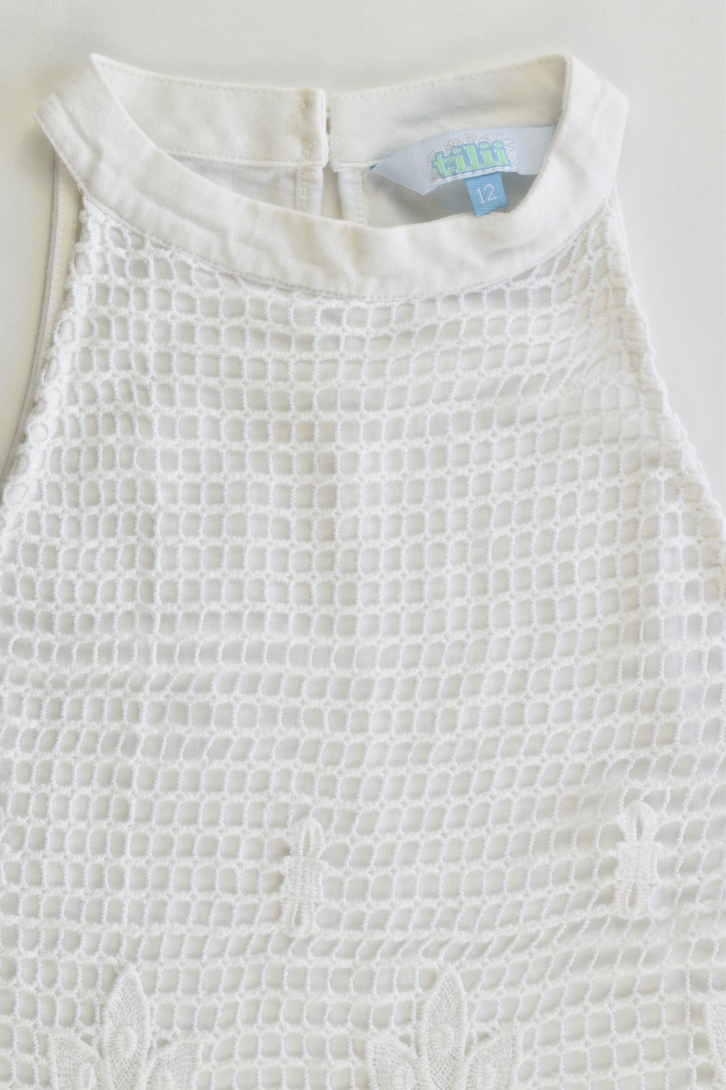 Tilii Size 12 Lined Lace Tank Top