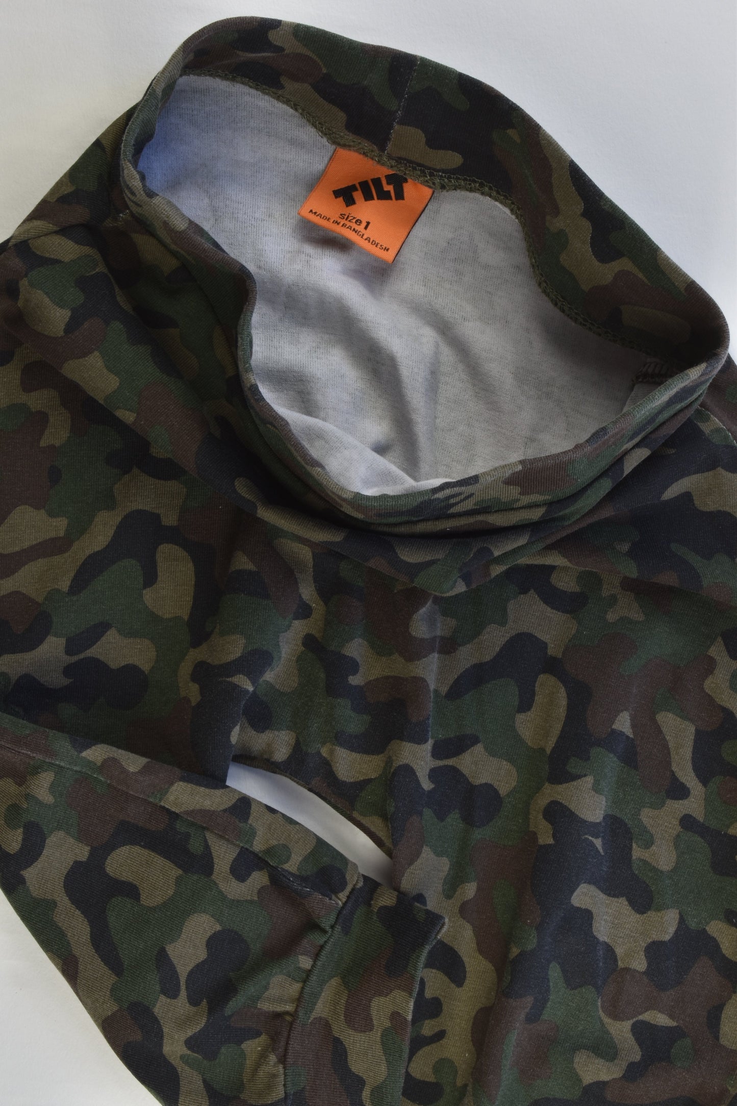 Tilt Size 1 Camouflage Lightweight Baggy Pants