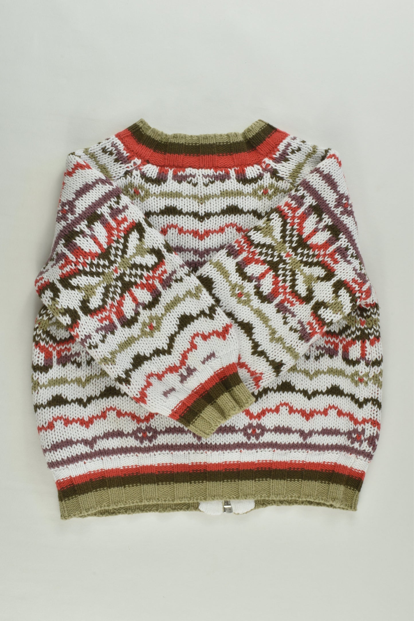 Timberland Size 0 (12 months, 80 cm) Knitted Zip Cardigan