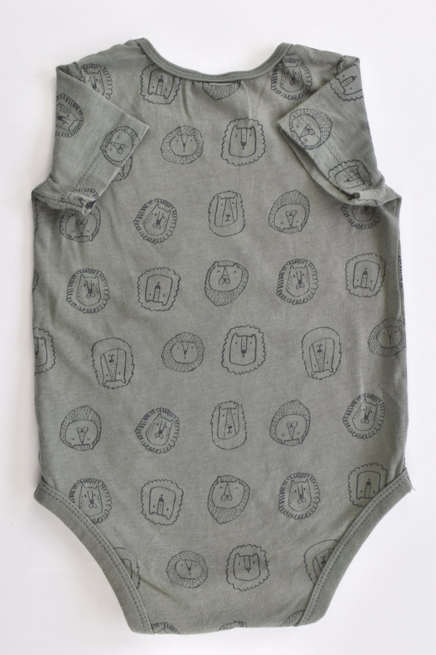 Tiny Little Wonders Size 0 (6-12 months, 76 cm) 'Roar Loud' Bodysuit