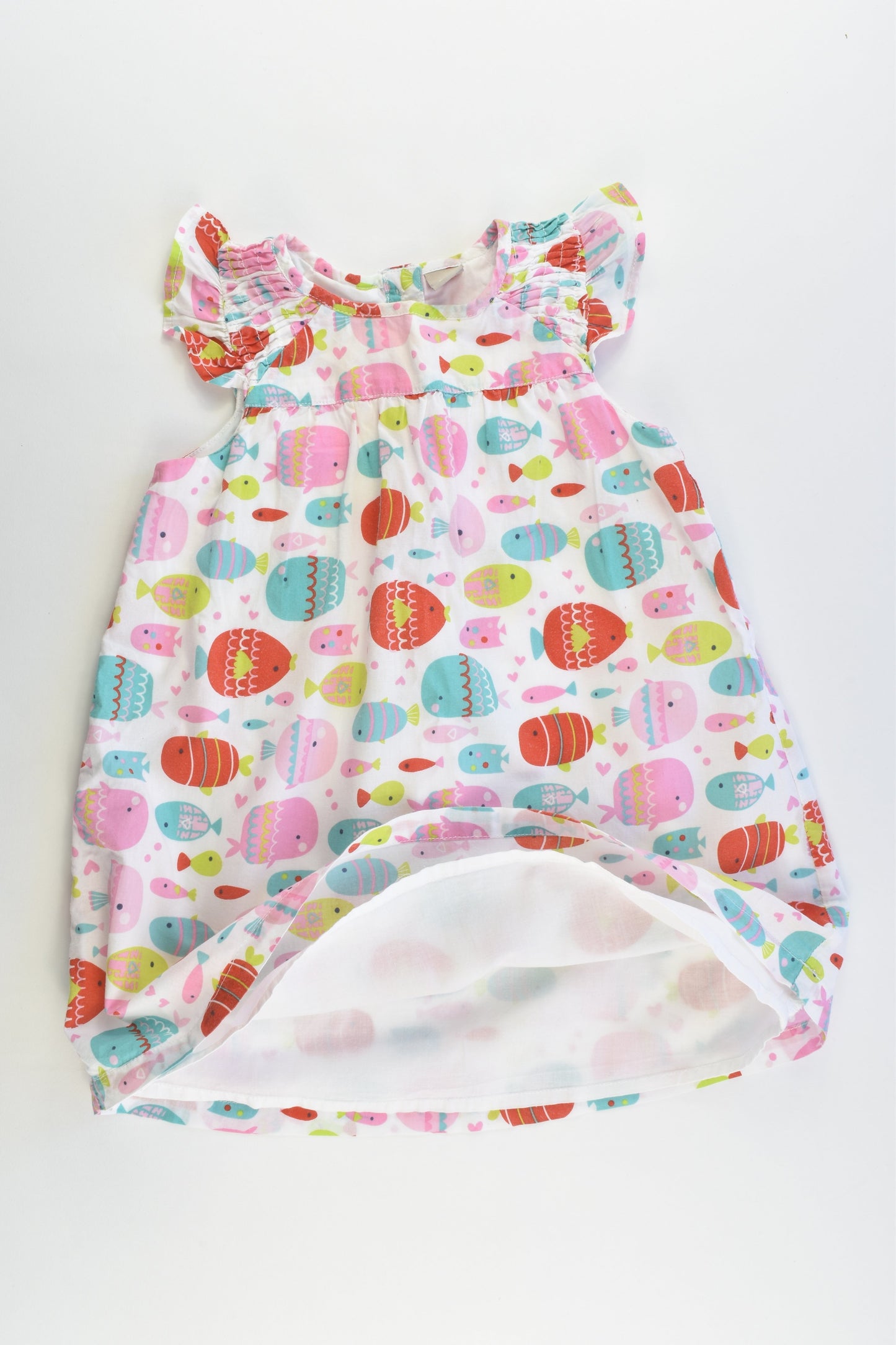 Tu Size 2 (86-92 cm) Lined Fish Dress