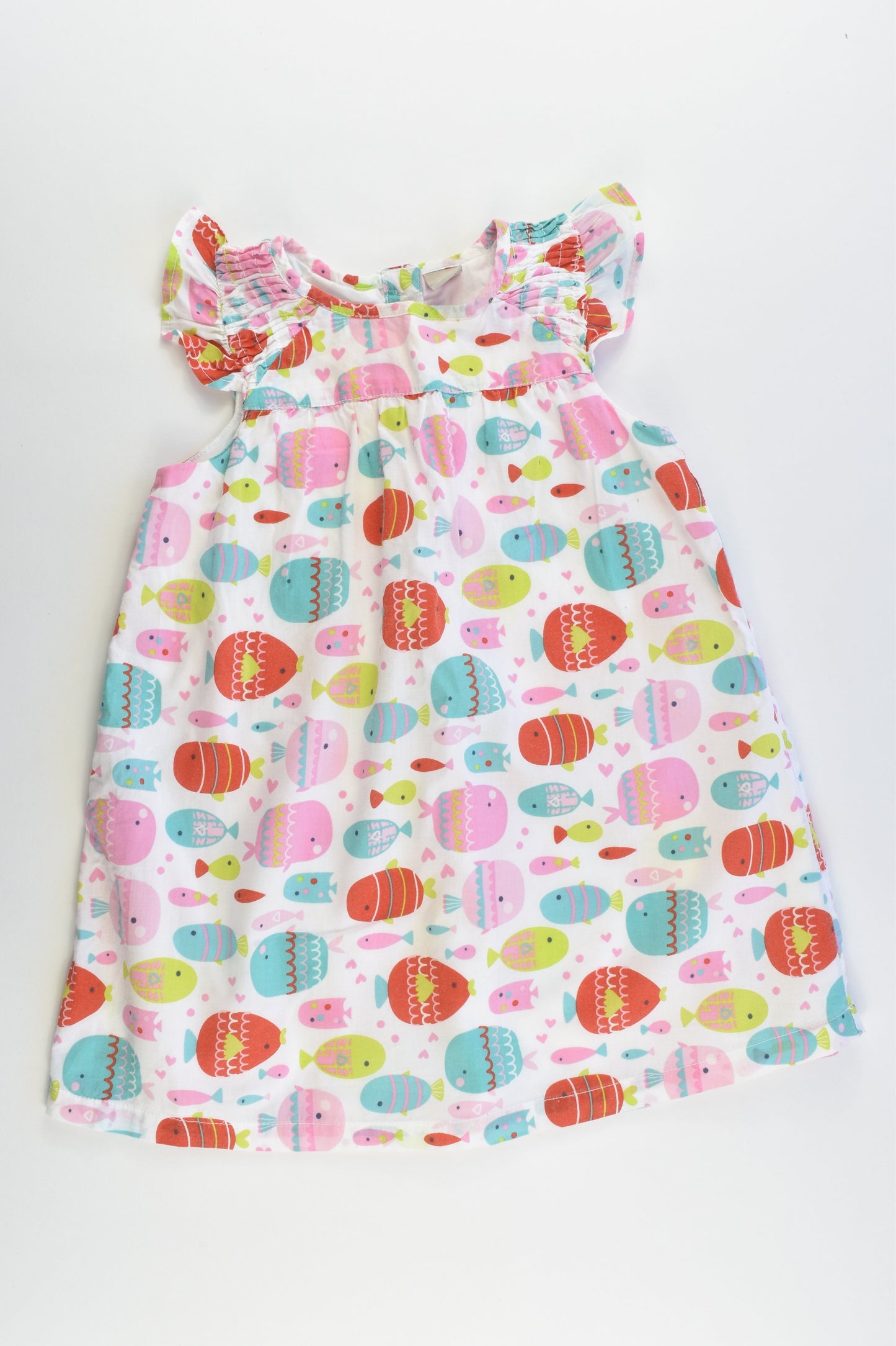 Tu Size 2 (86-92 cm) Lined Fish Dress