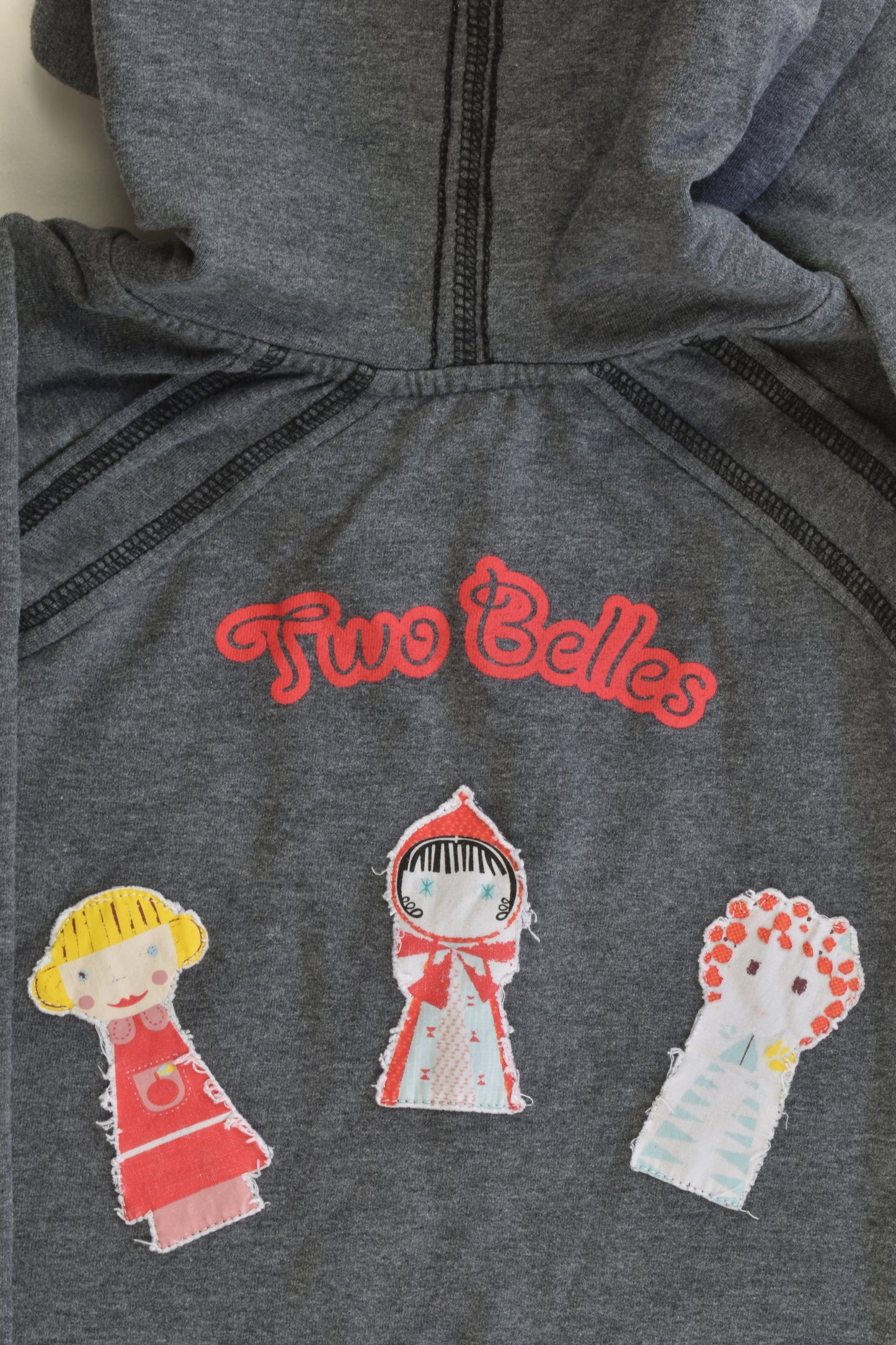 Two Belles Size 3 Hooded Jumper