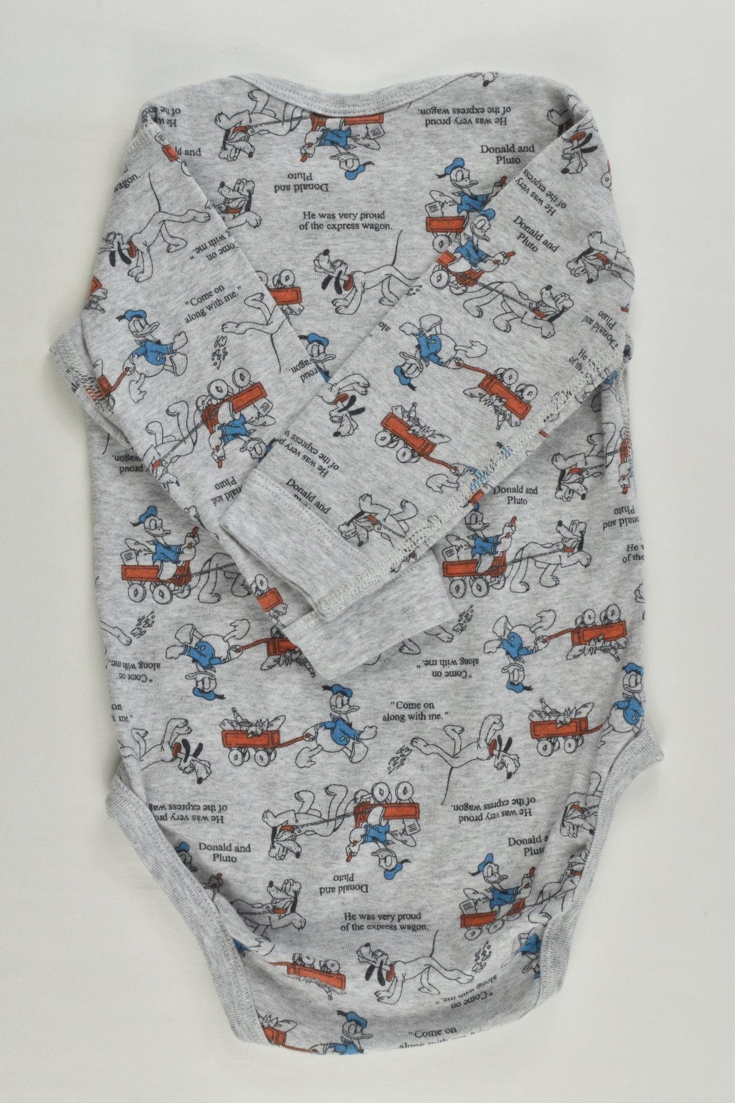 Uniqlo Size 1 (84 cm) Donald and Pluto Bodysuit