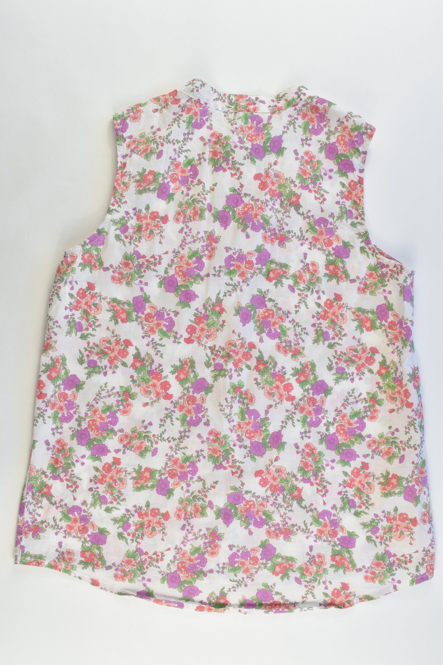 United Colors Of Benetton Size 8-9 Floral Shirt