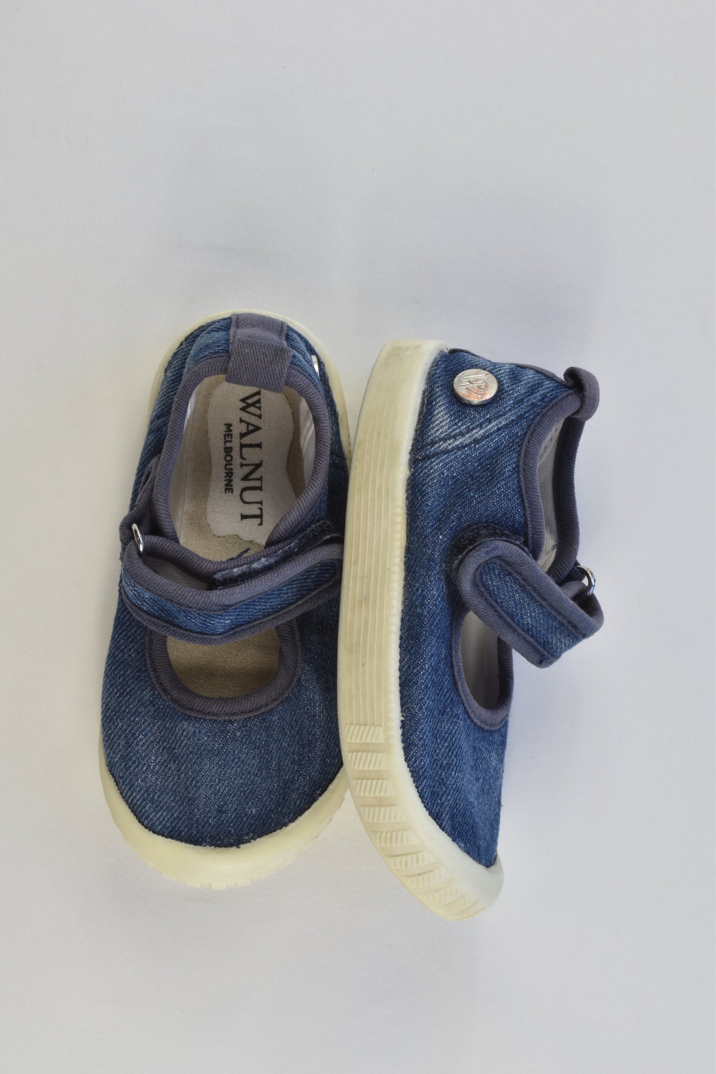 Walnut Melbourne Size 24 Shoes (Denim)