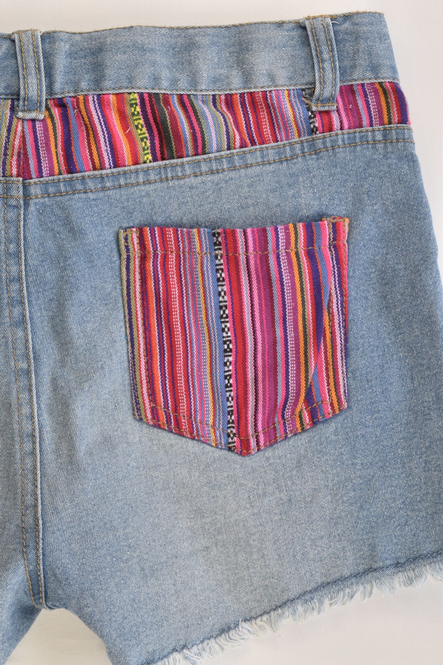 Wave Zone Size 12 Stretchy Denim Shorts