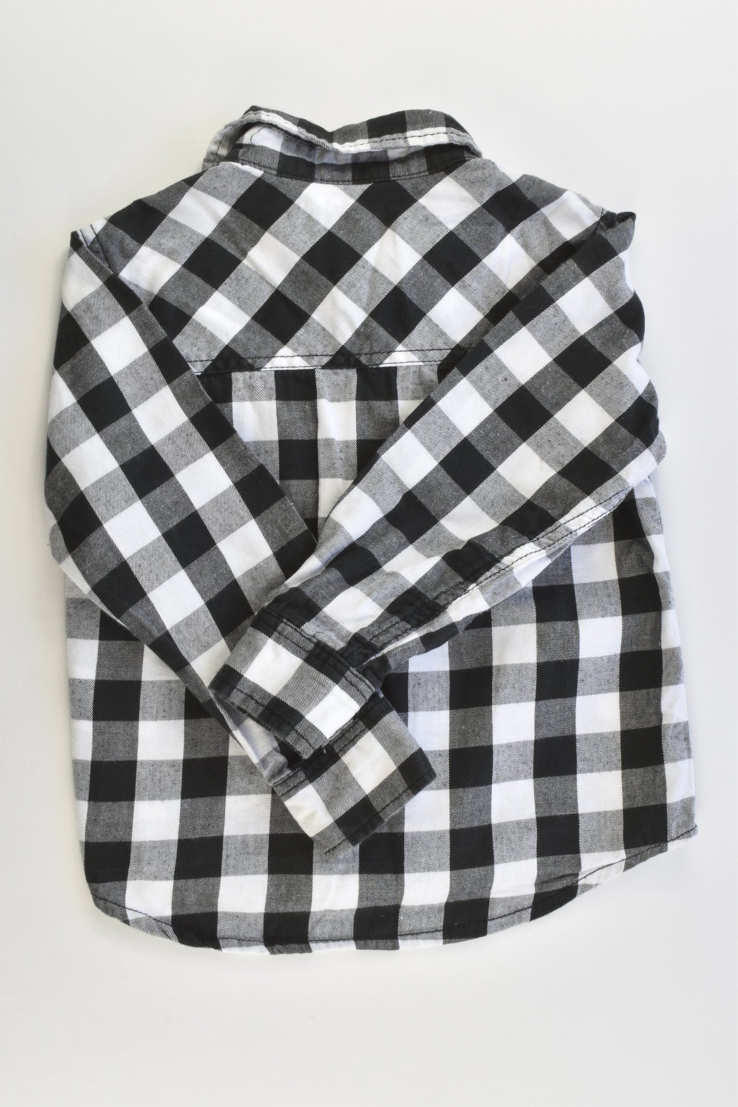Wayne Jnr Size 4 Checked Casual Shirt