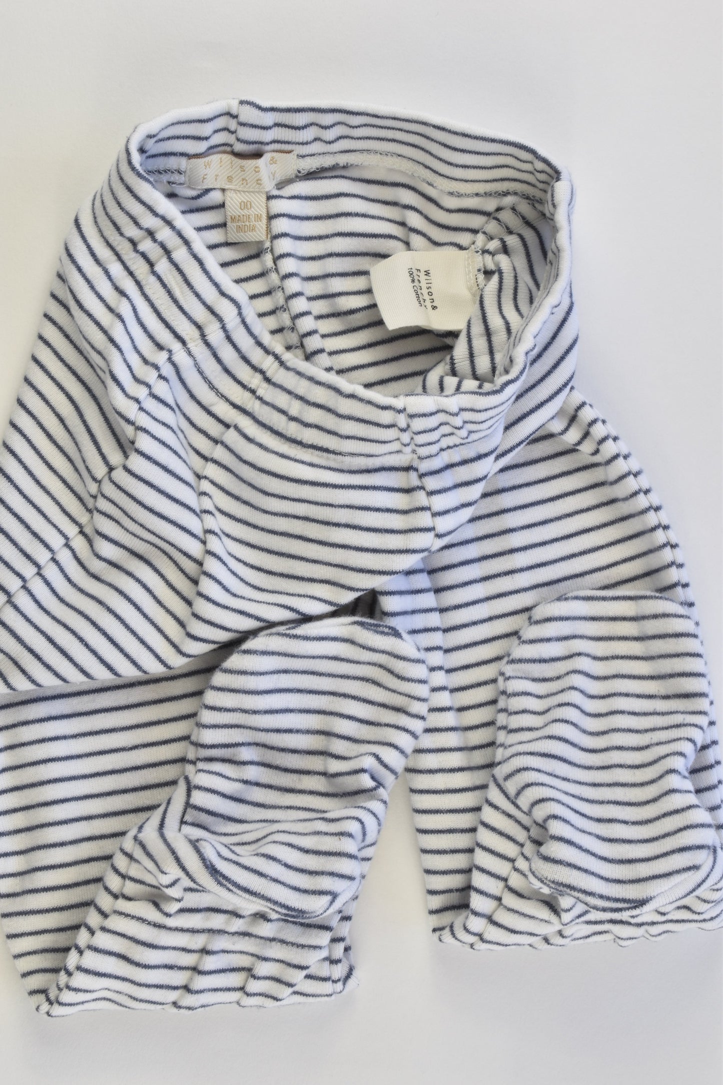 Wilson & Frenchy Size 00 Striped Footed Pants