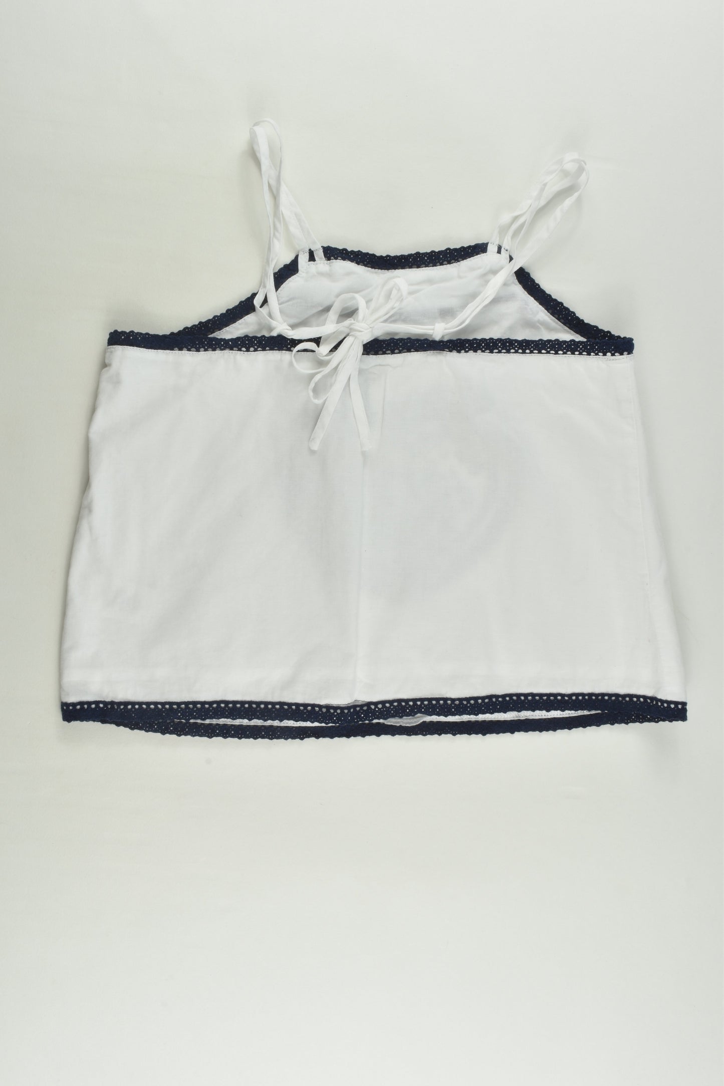 Witchery Girl Size 7 Lined Top with Love Heart Embroidery