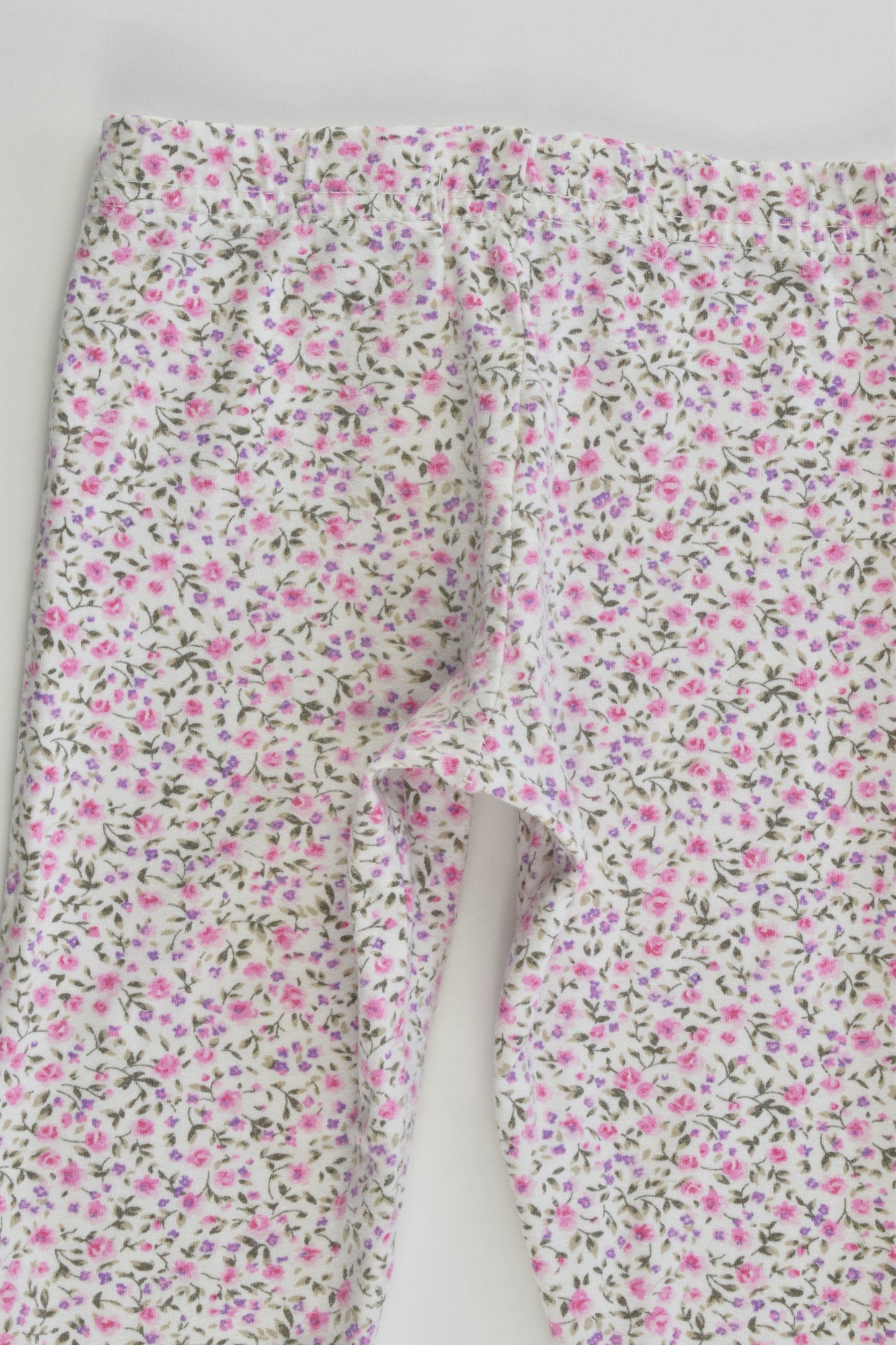 Young Dimension Size 0 (9-12 months, 80 cm) Floral Leggings