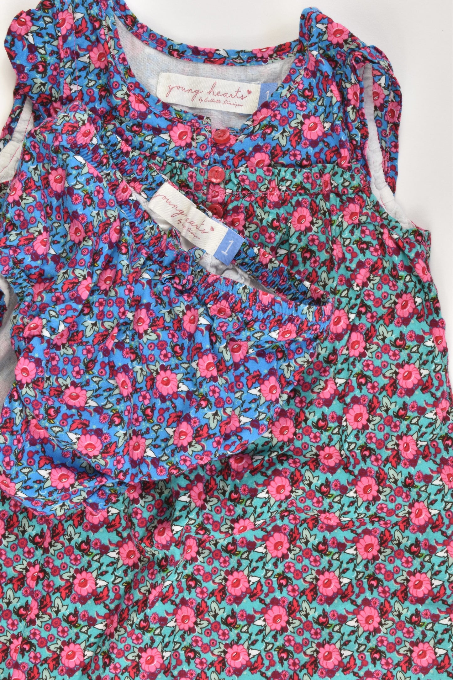 Young Hearts Size 1 Dress and Bloomers