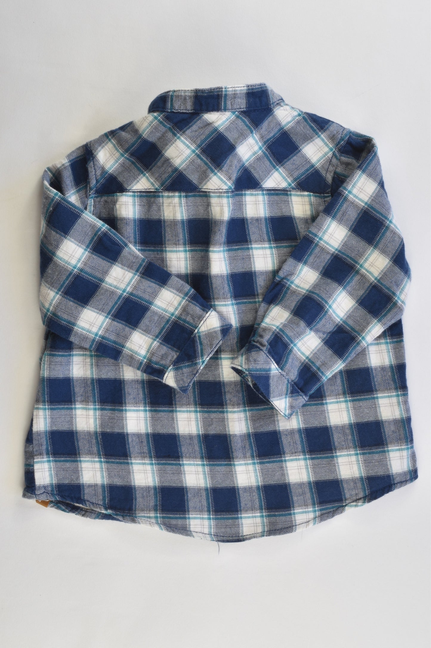 Zara Baby Boy Collection Size 9/12 months Checked Winter Shirt