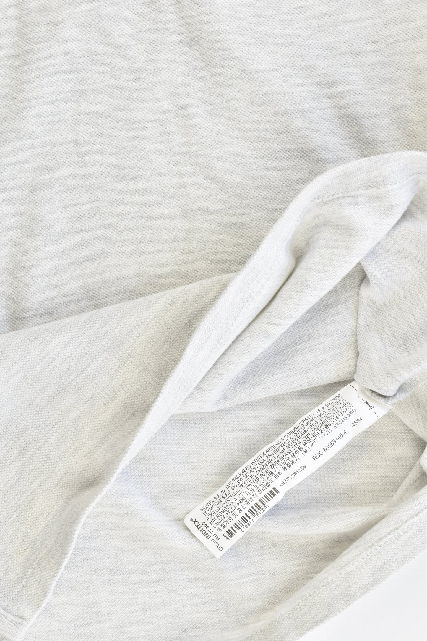 Zara Boys Size 9 (134 cm) Collared T-shirt