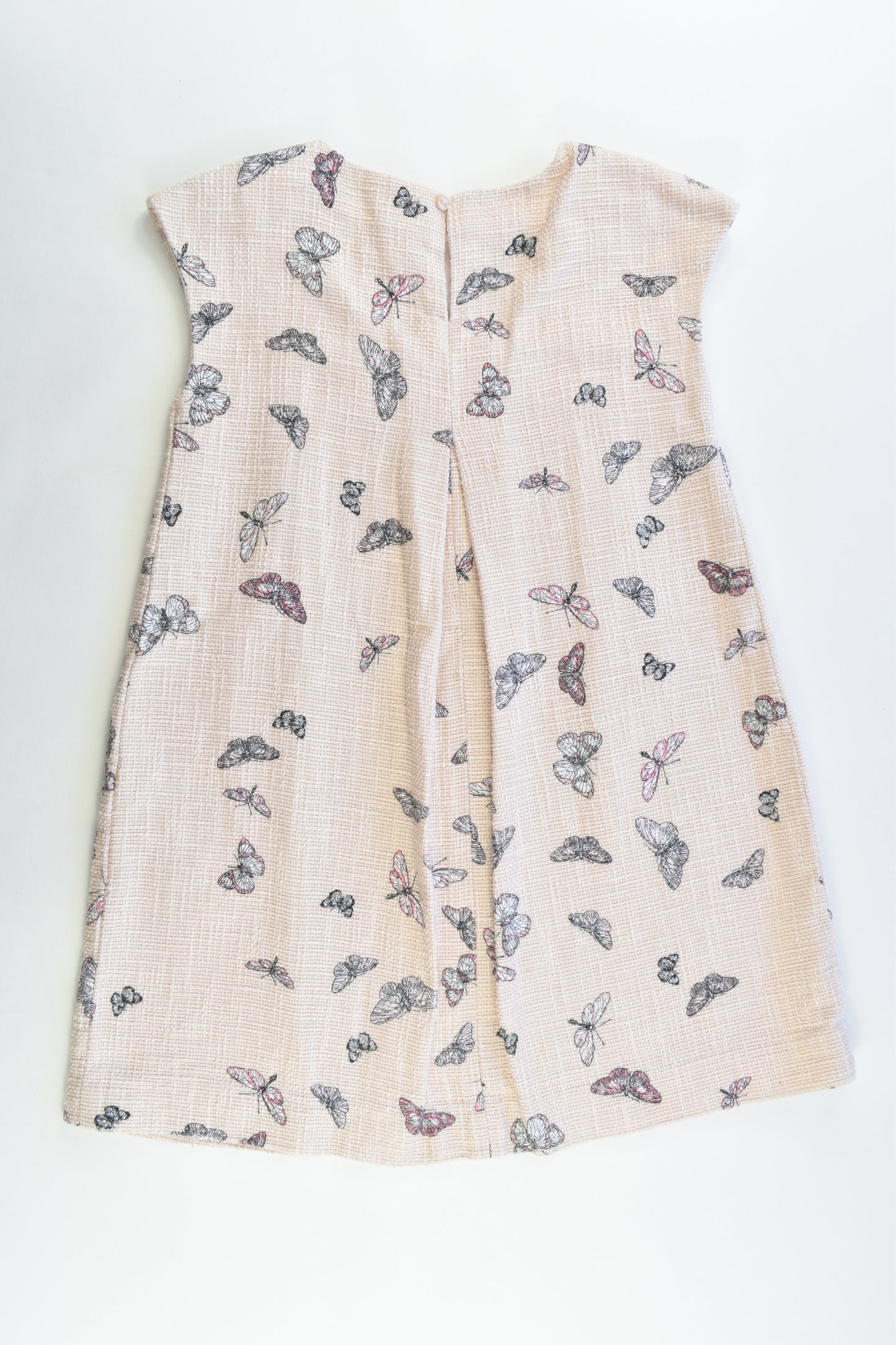 Zara Girls Size 7 (Small sizing) Butterflies Winter Dress