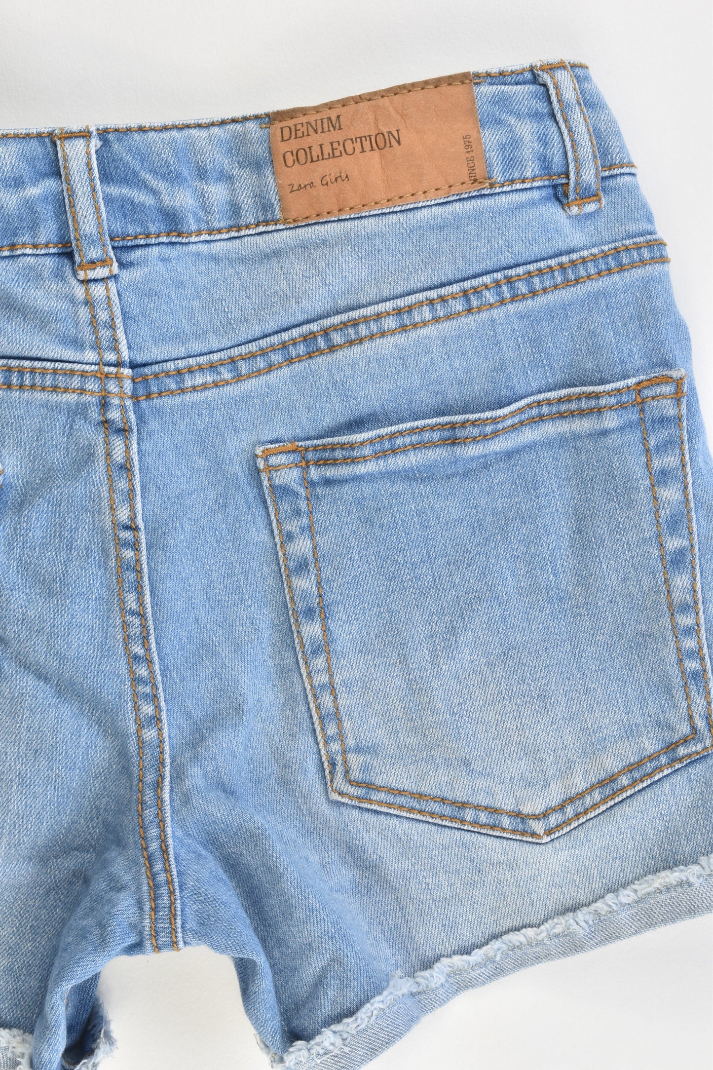 Zara Girls Size 8 Soft and Stretchy Denim Shorts