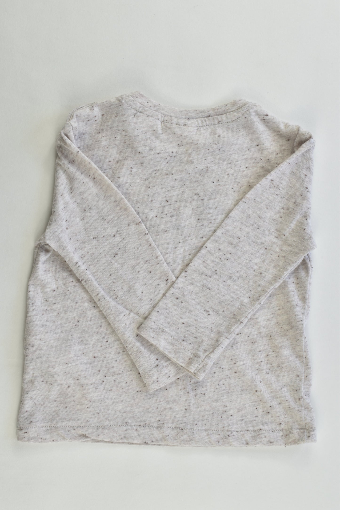 Zara Size 0 (6/9 months, 74 cm) "Daddy, Me, Mummy" Footprints Top