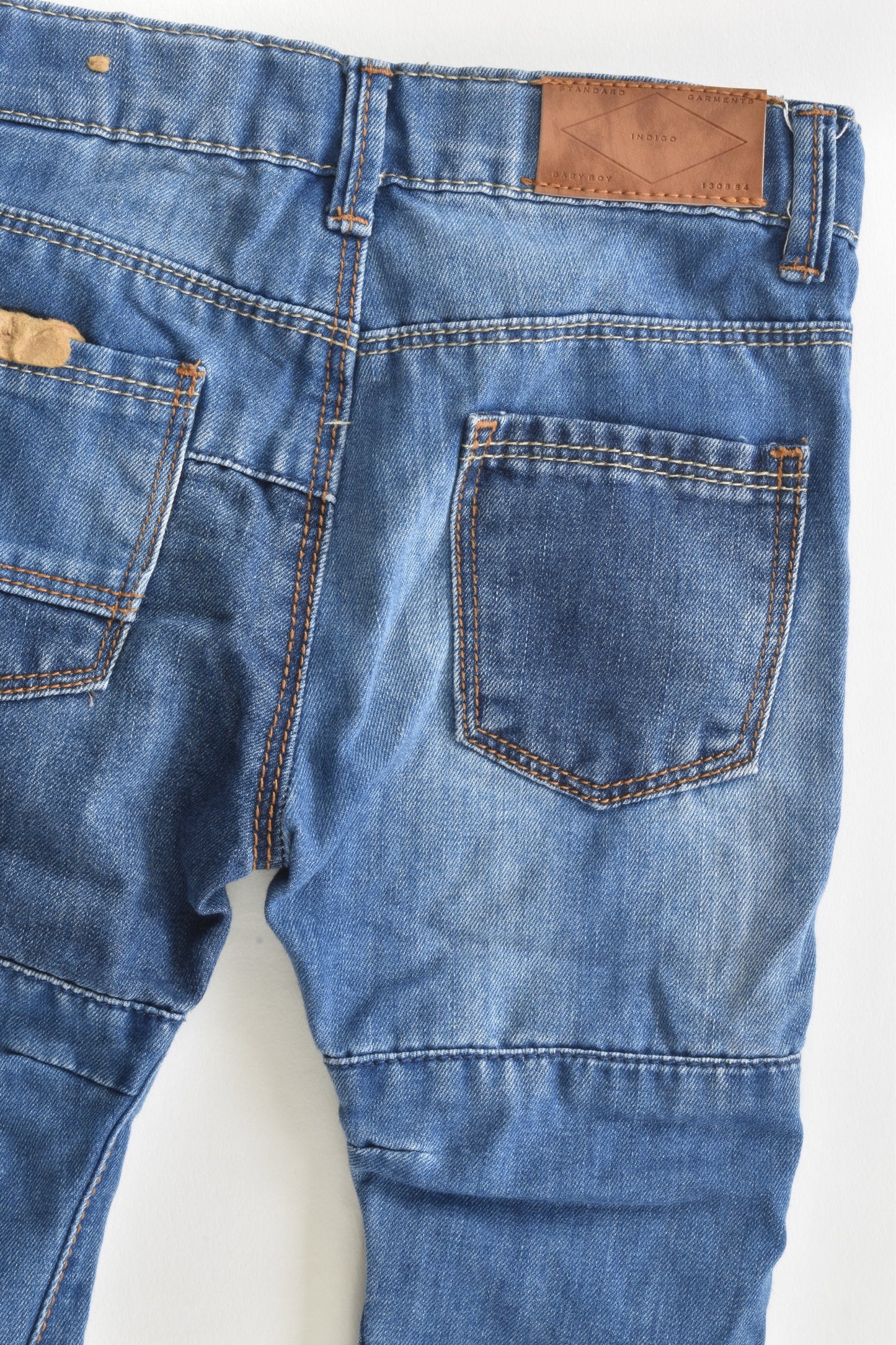 Zara Size 0 (6/9 months, 74 cm) Soft Denim Pants